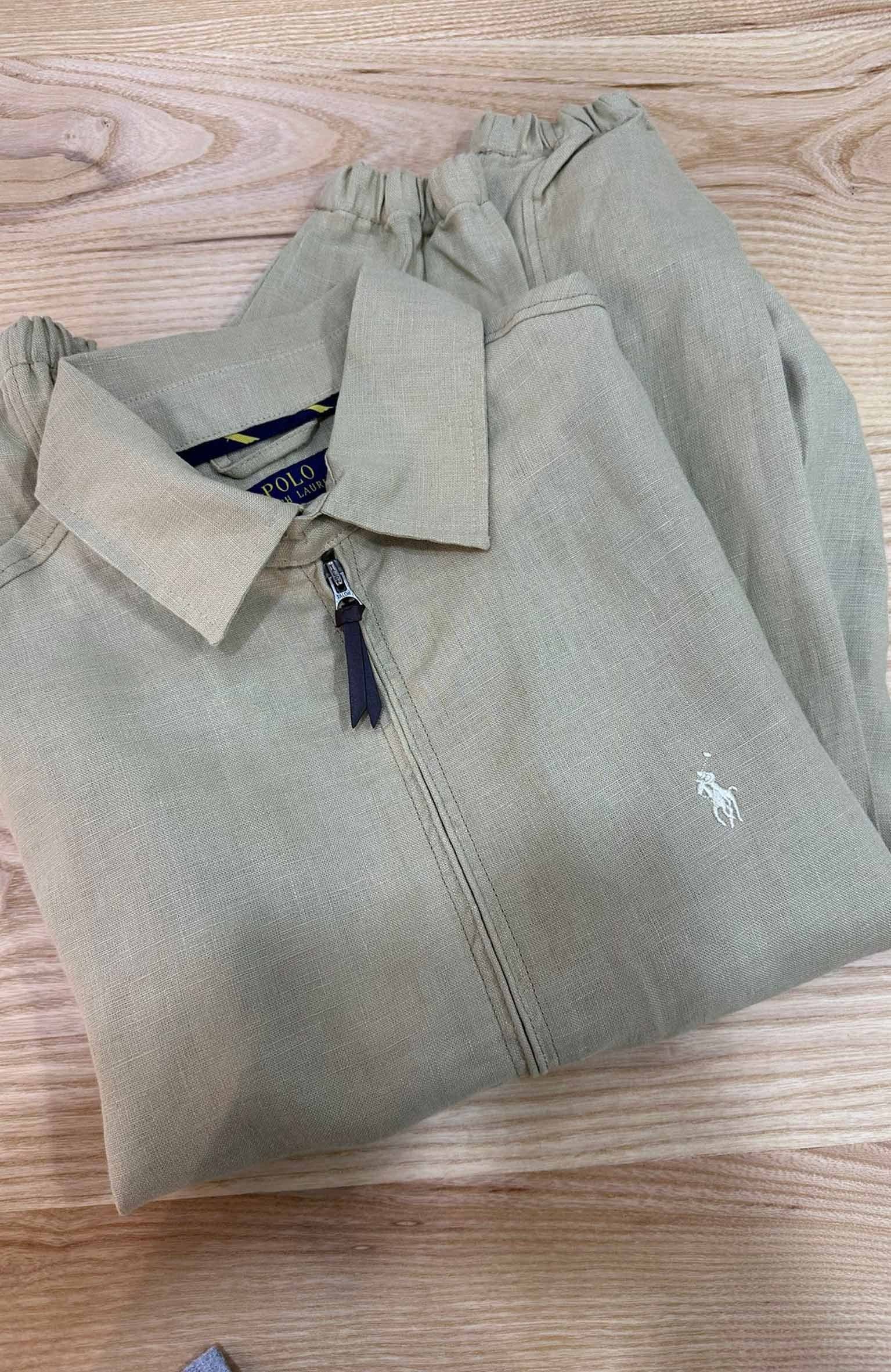 MEN1346 PRL CAMEL KETEN CEKET