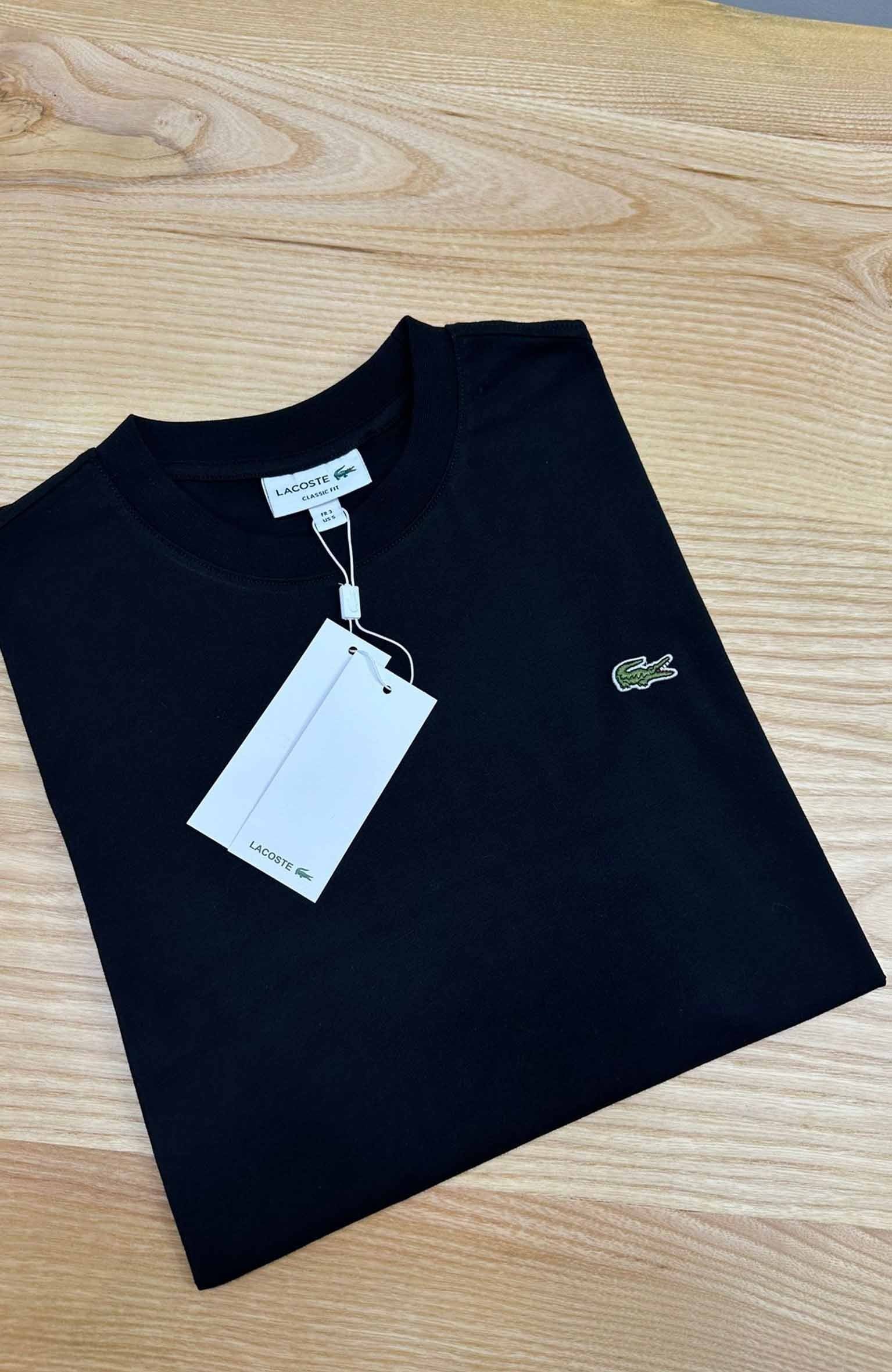 MEN1353 LCS CLASSİC FİT SİYAH PAMUKLU T-SHIRT