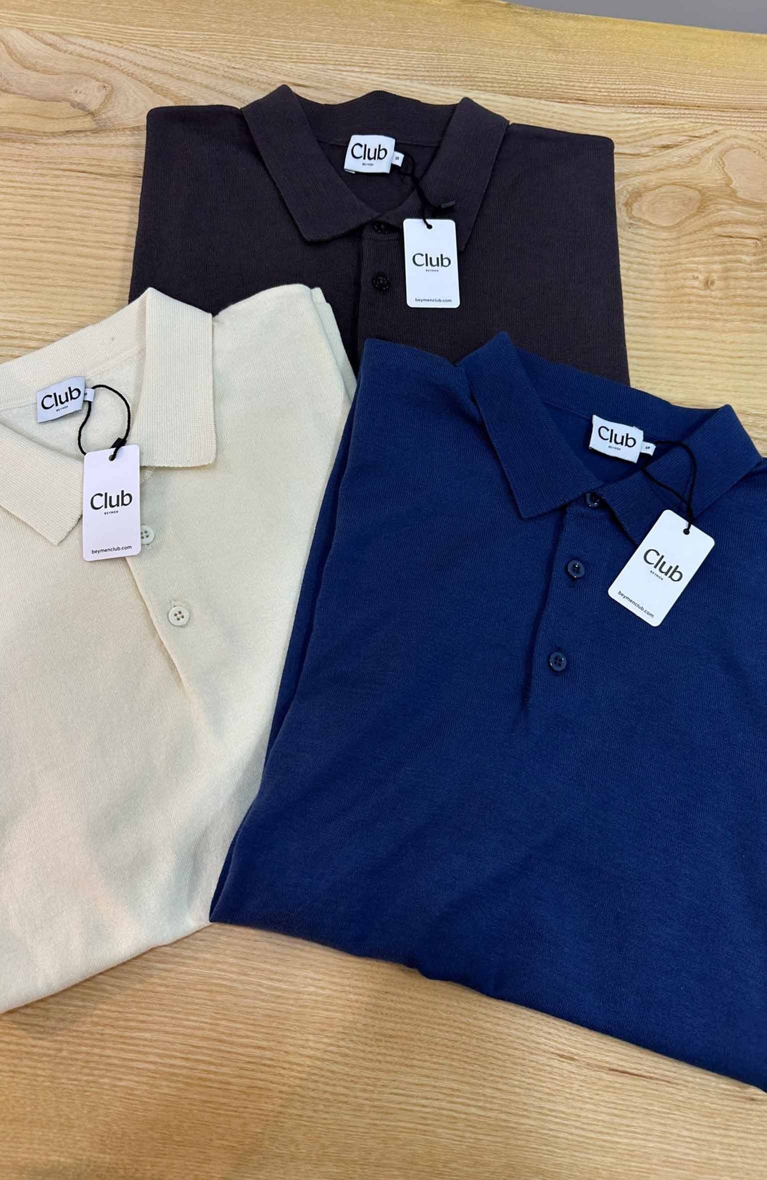 MEN1381 BYMN POLO YAKA PAMUKLU TRİKO T-SHIRT