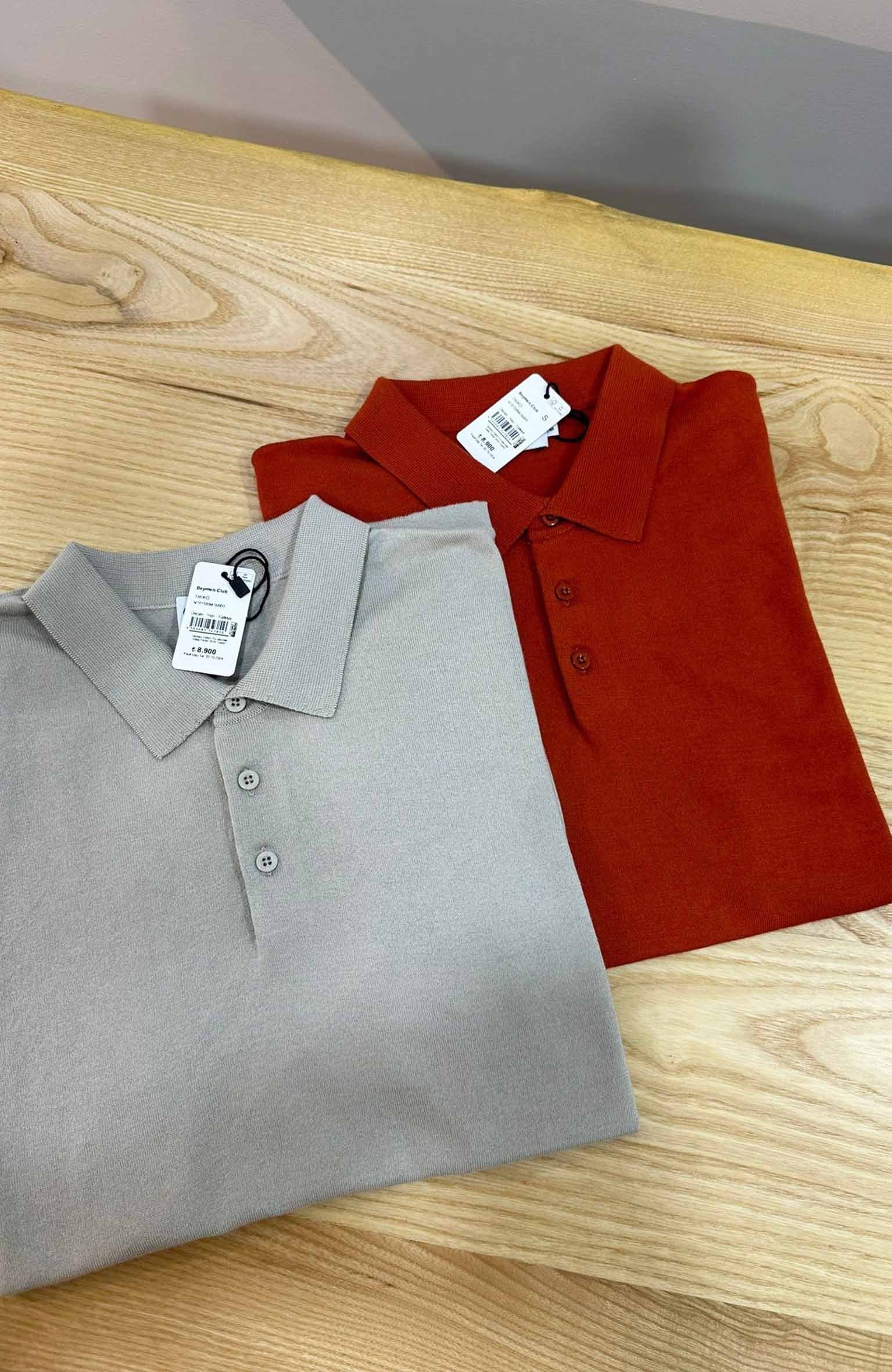 MEN1384 BYMN POLO YAKA PAMUKLU TRİKO T-SHIRT