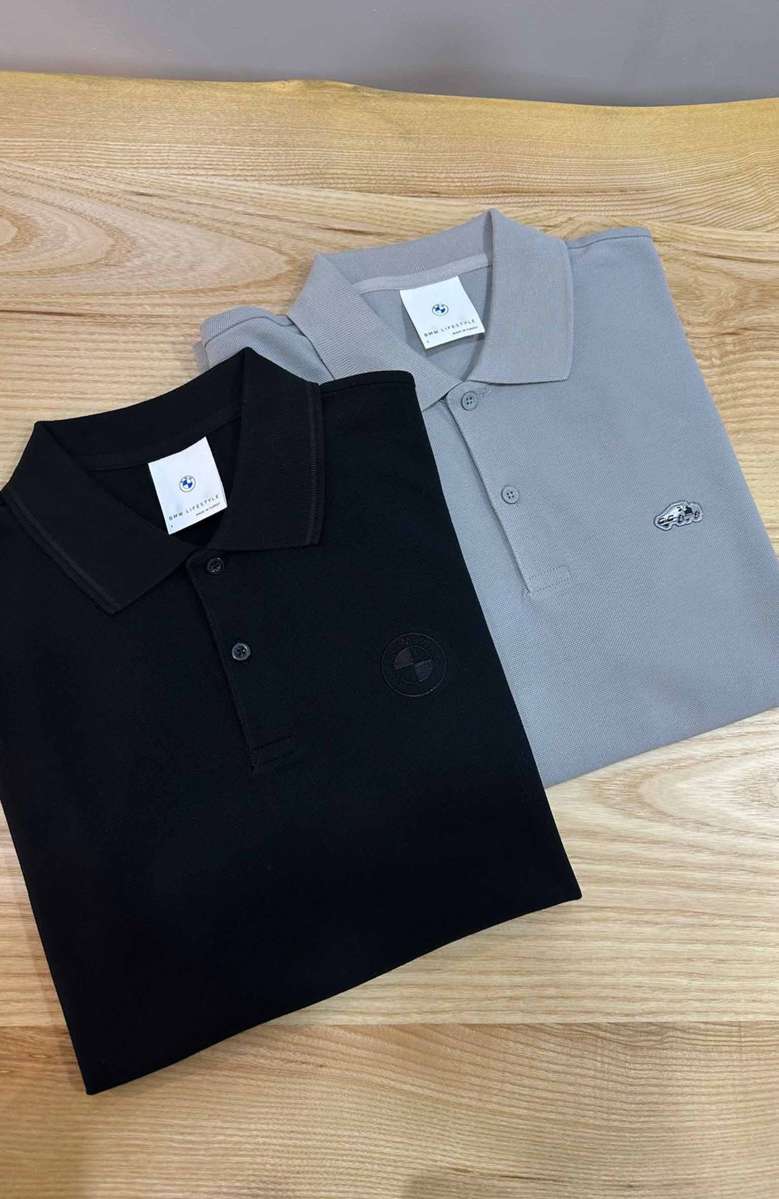 MEN1405 B.MW POLO YAKA PAMUKLU T-SHIRT