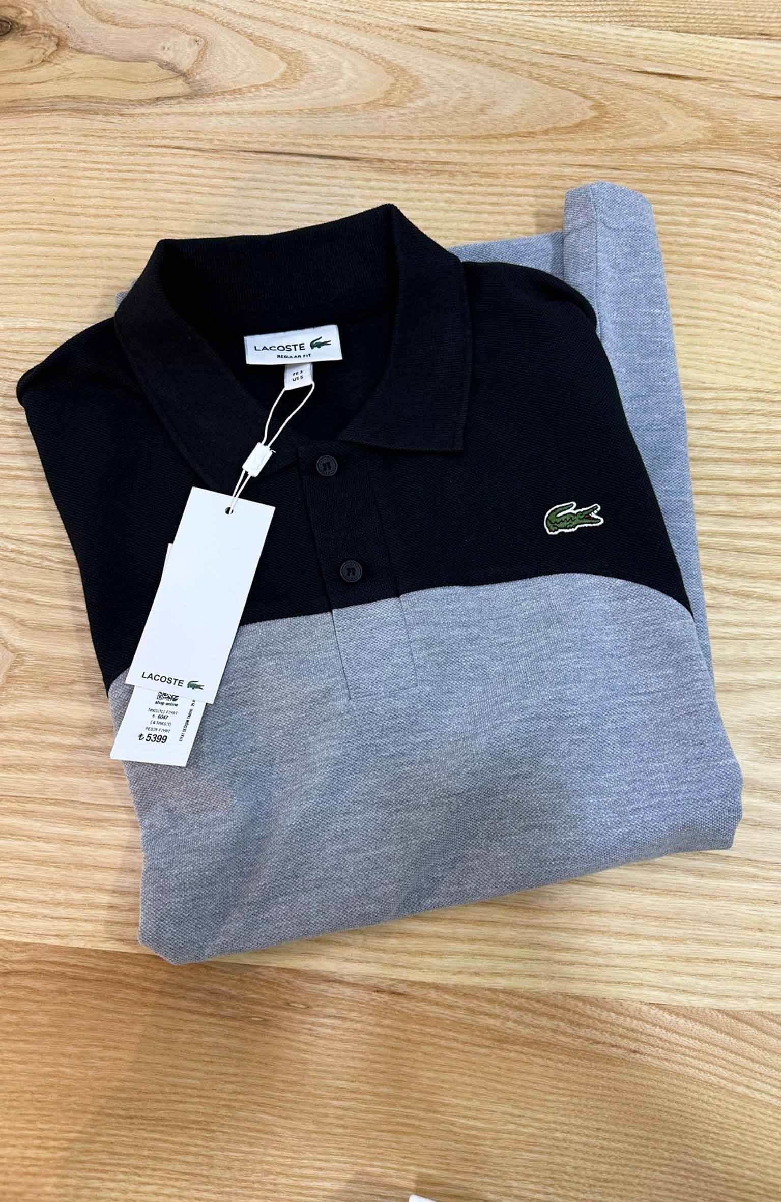 MEN1423 LCS SİYAH/GRİ POLO T-SHIRT