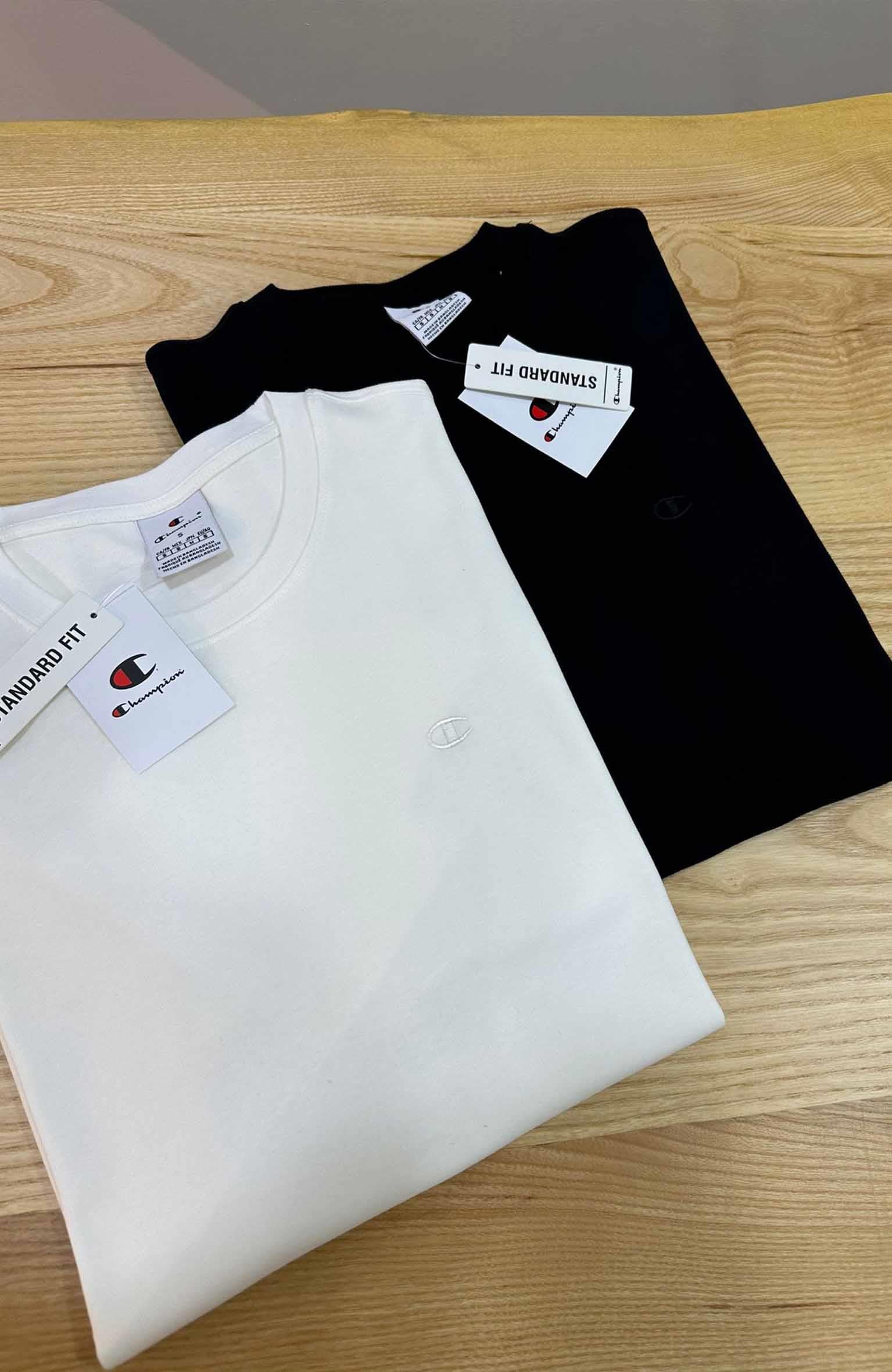 MEN1449 CHMP KÜÇÜK NAKIŞLI OVERSIZE T-SHIRT