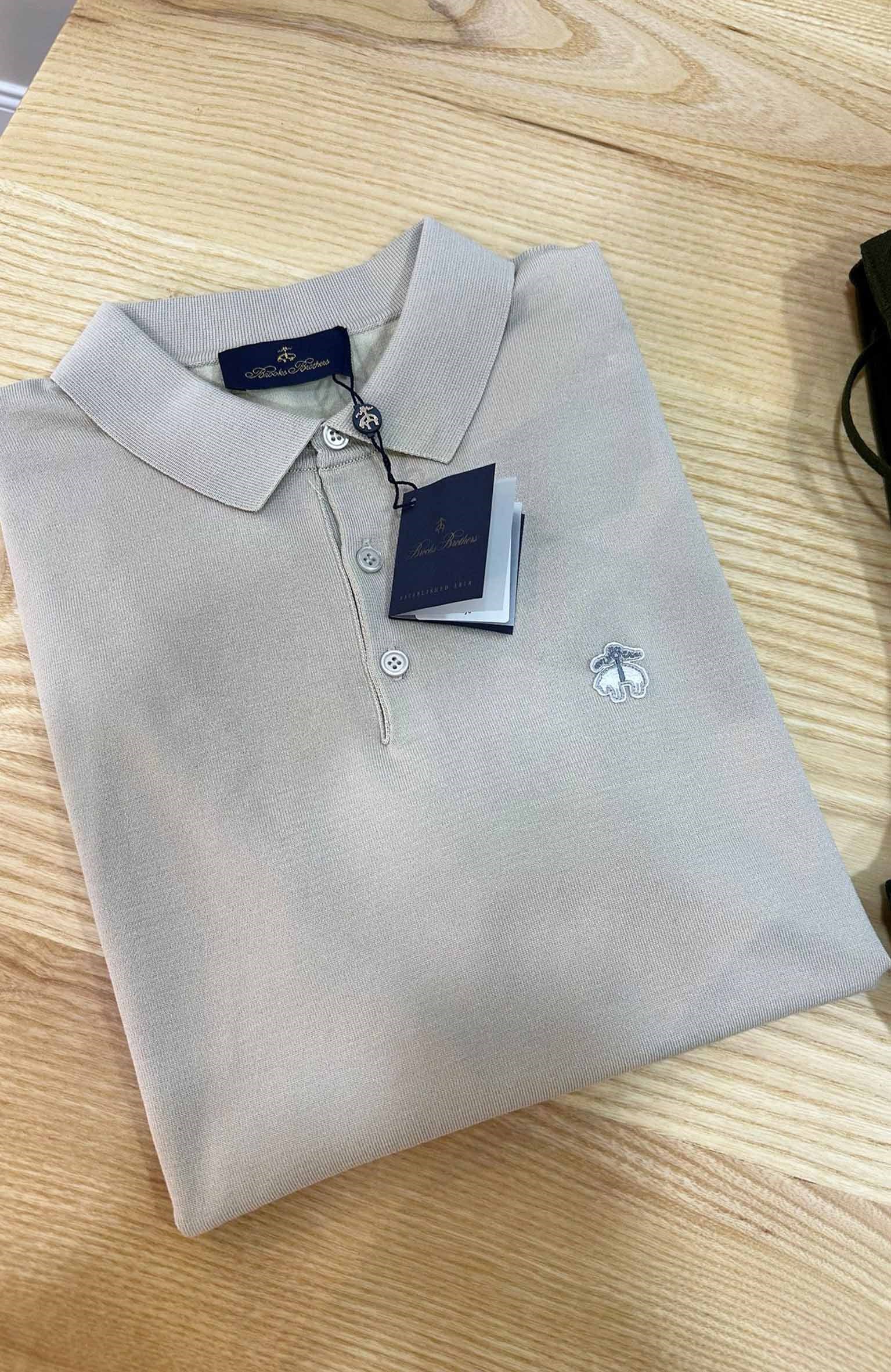 MEN1485 B&B POLO YAKA KREM TRİKO T-SHIRT