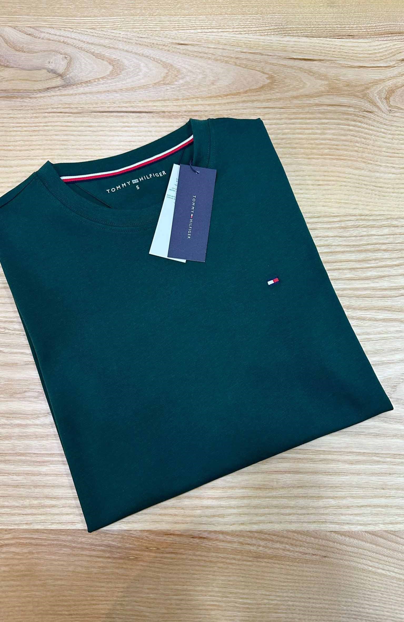 MEN1505 TM KOYU YEŞİL BASİC T-SHIRT