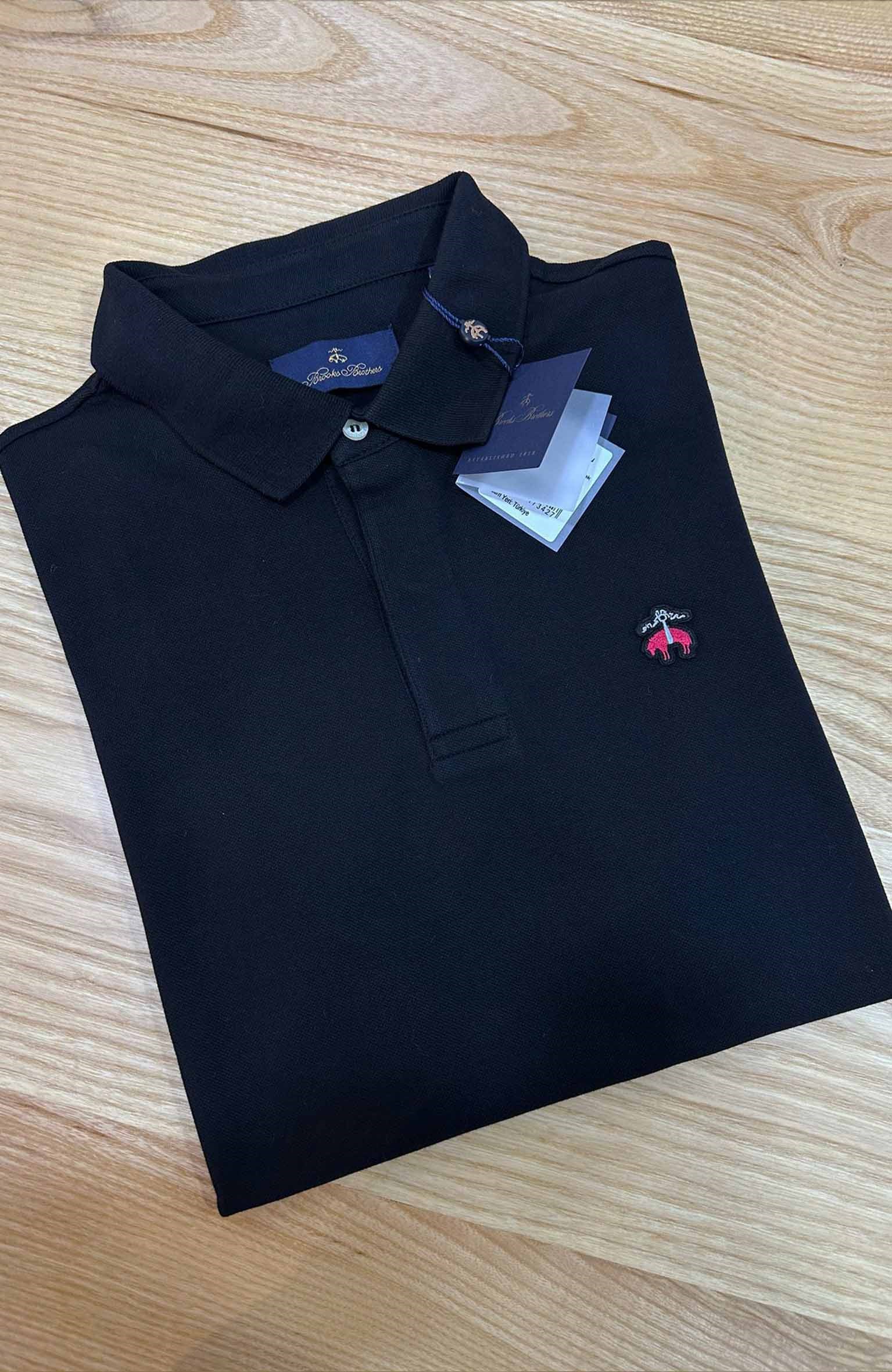 MEN1510 B&B SİYAH POLO T-SHIRT