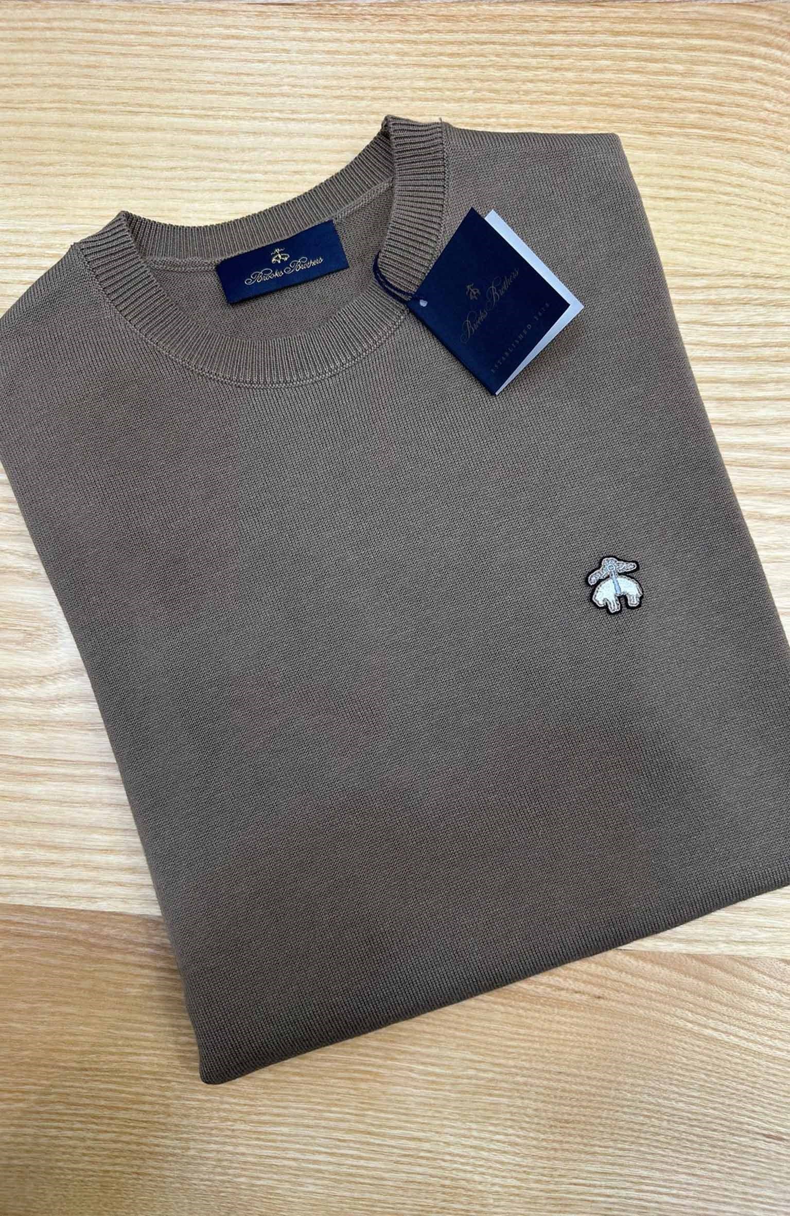 MEN1538 B&B TRİKO KAHVERENGİ T-SHIRT