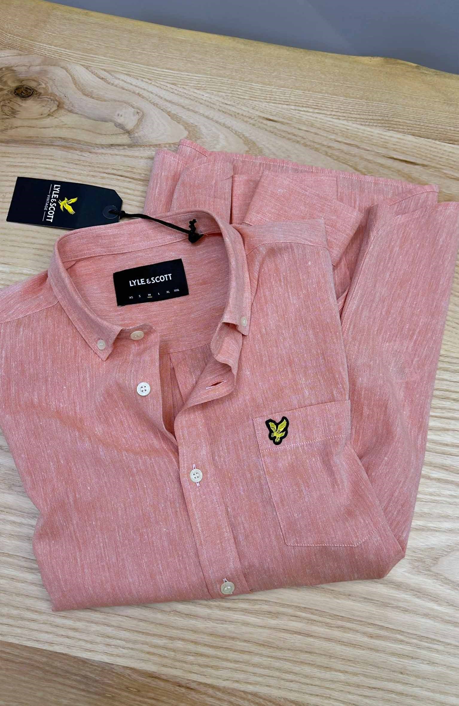 MEN1644  L.LS SOMON  KETEN GÖMLEK