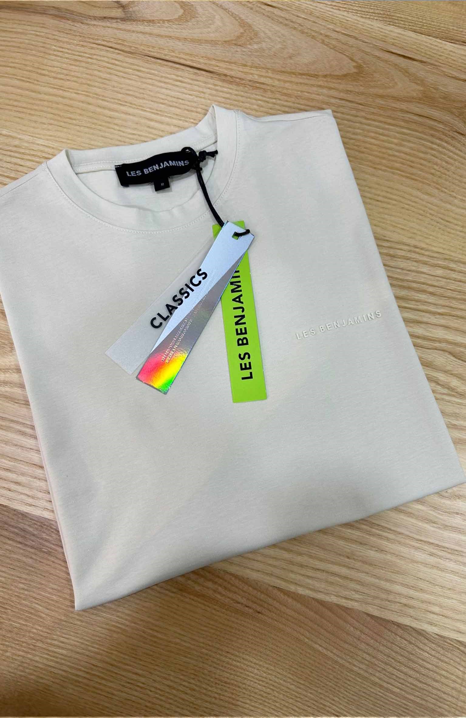 MEN1659 L.BNJ SİLİKON BASKILI KREM T-SHIRT