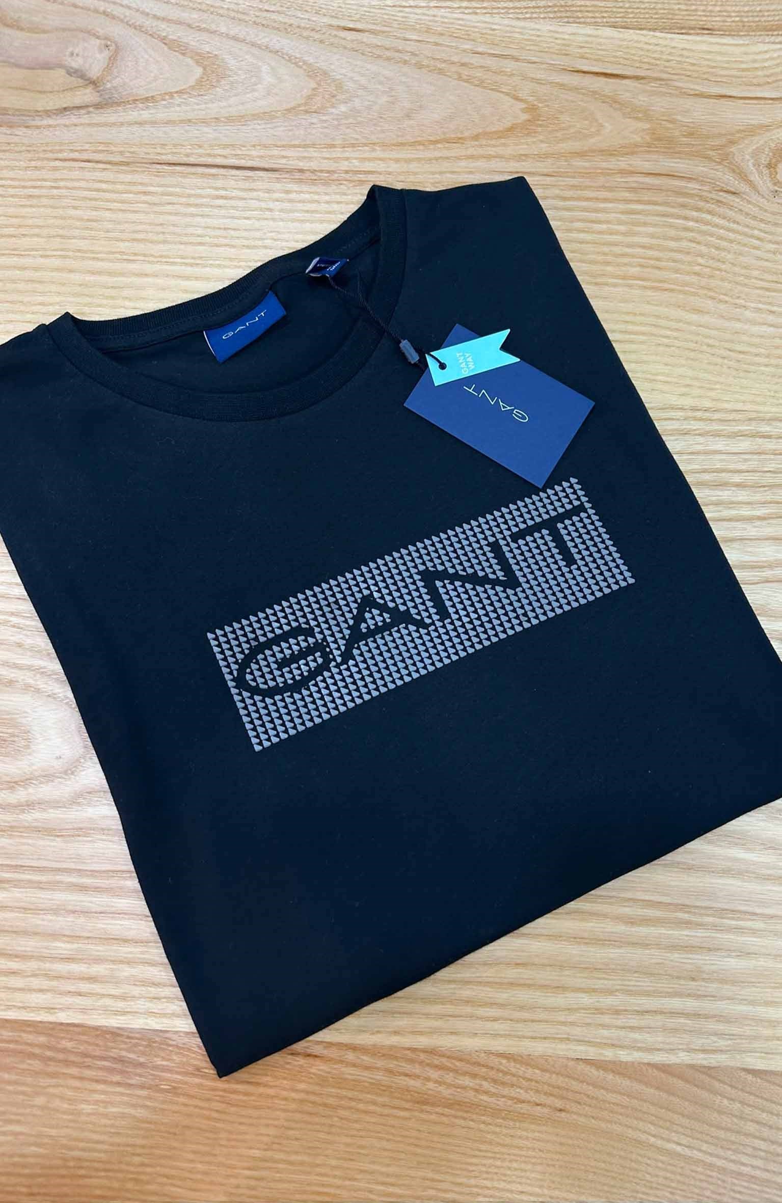 MEN1671  GNT BASKILI BİSİKLET YAKA T-SHIRT 