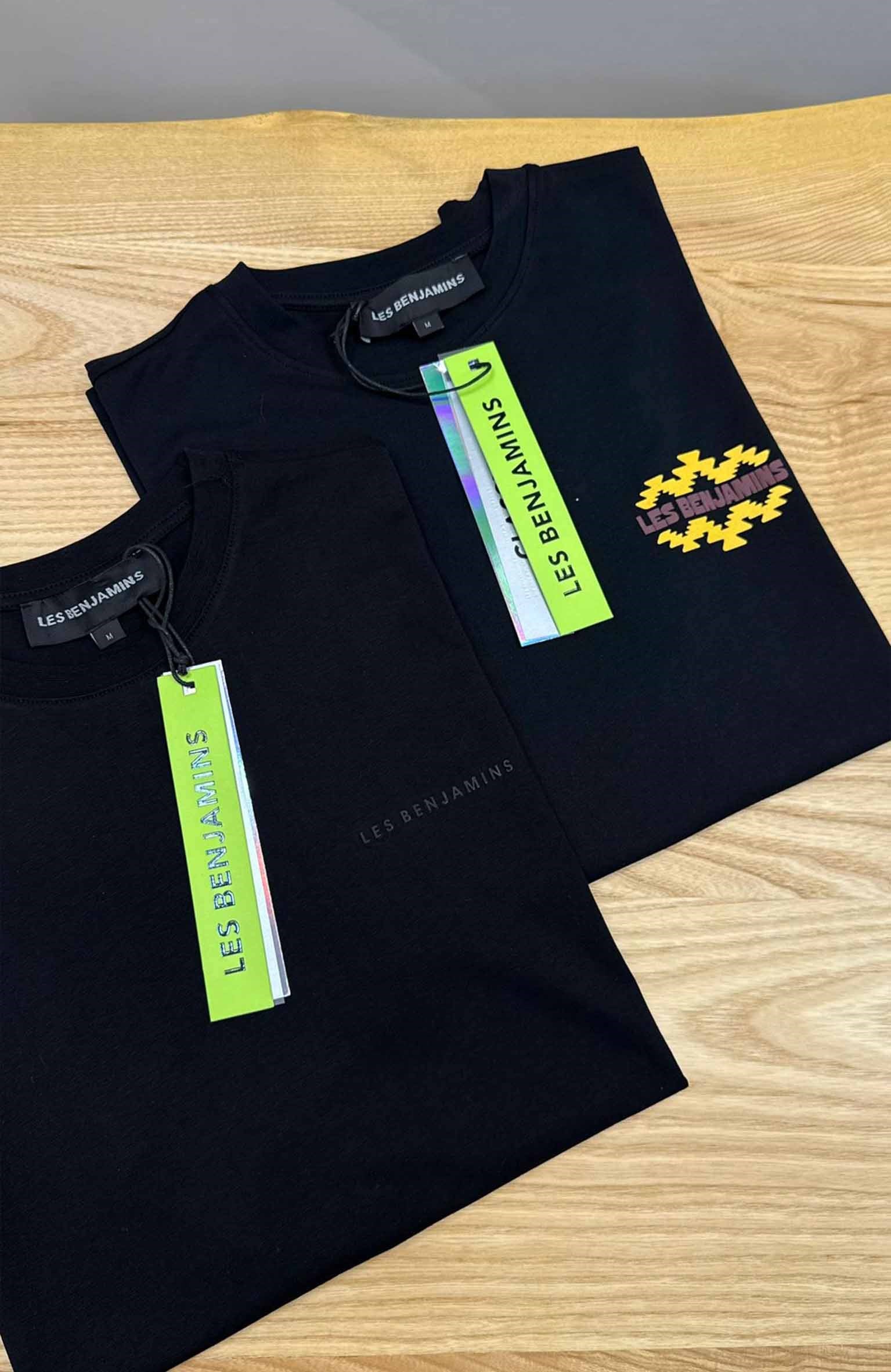 MEN1676 L.BNJ BASKILI SİYAH T-SHIRT
