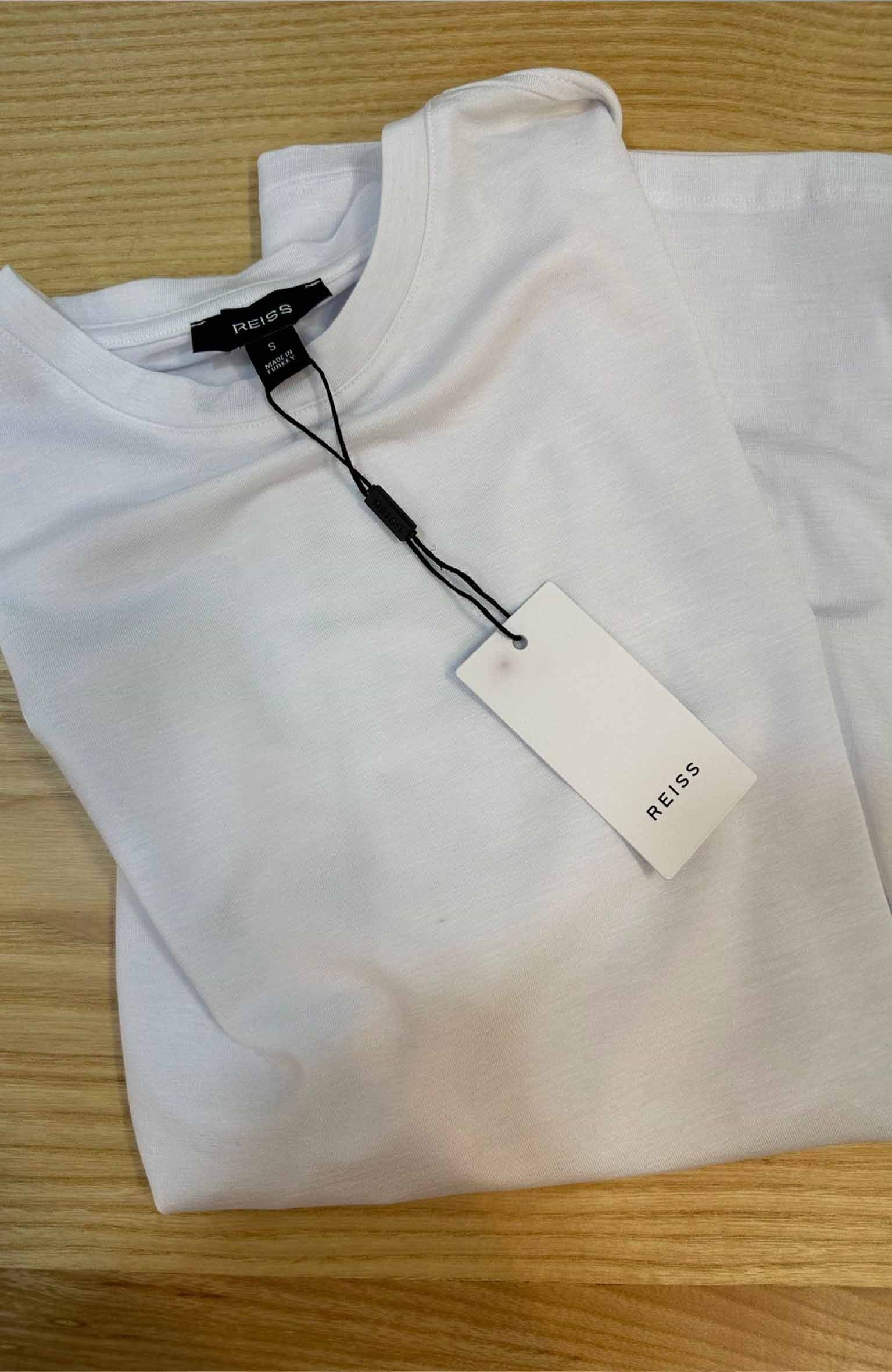 MEN1799 RE.IS BEYAZ TENCEL T-SHIRT