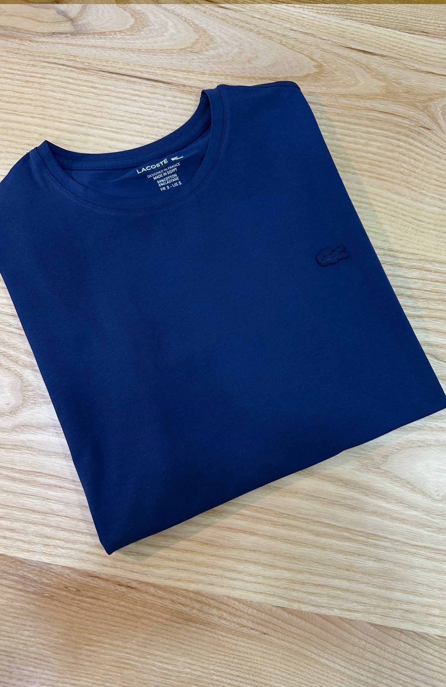 MEN1816 LCT TONATON LOGOLU LACİVERT SLİM FİT T-SHIRT