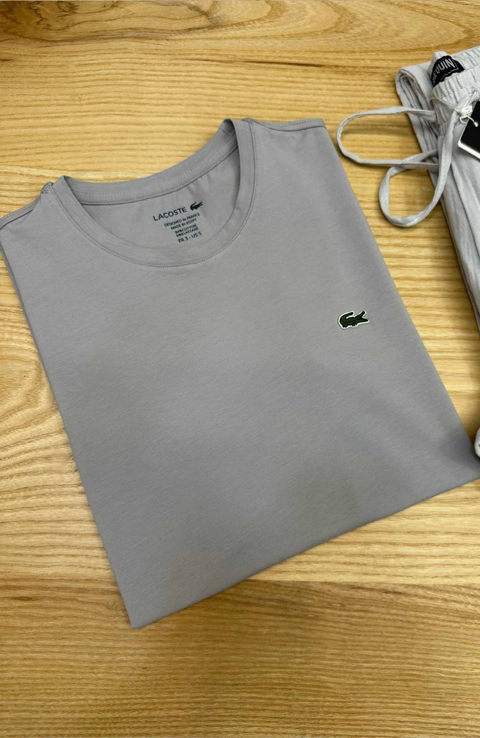 MEN1830 LCST TAŞ RENGİ PAMUKLU T-SHIRT