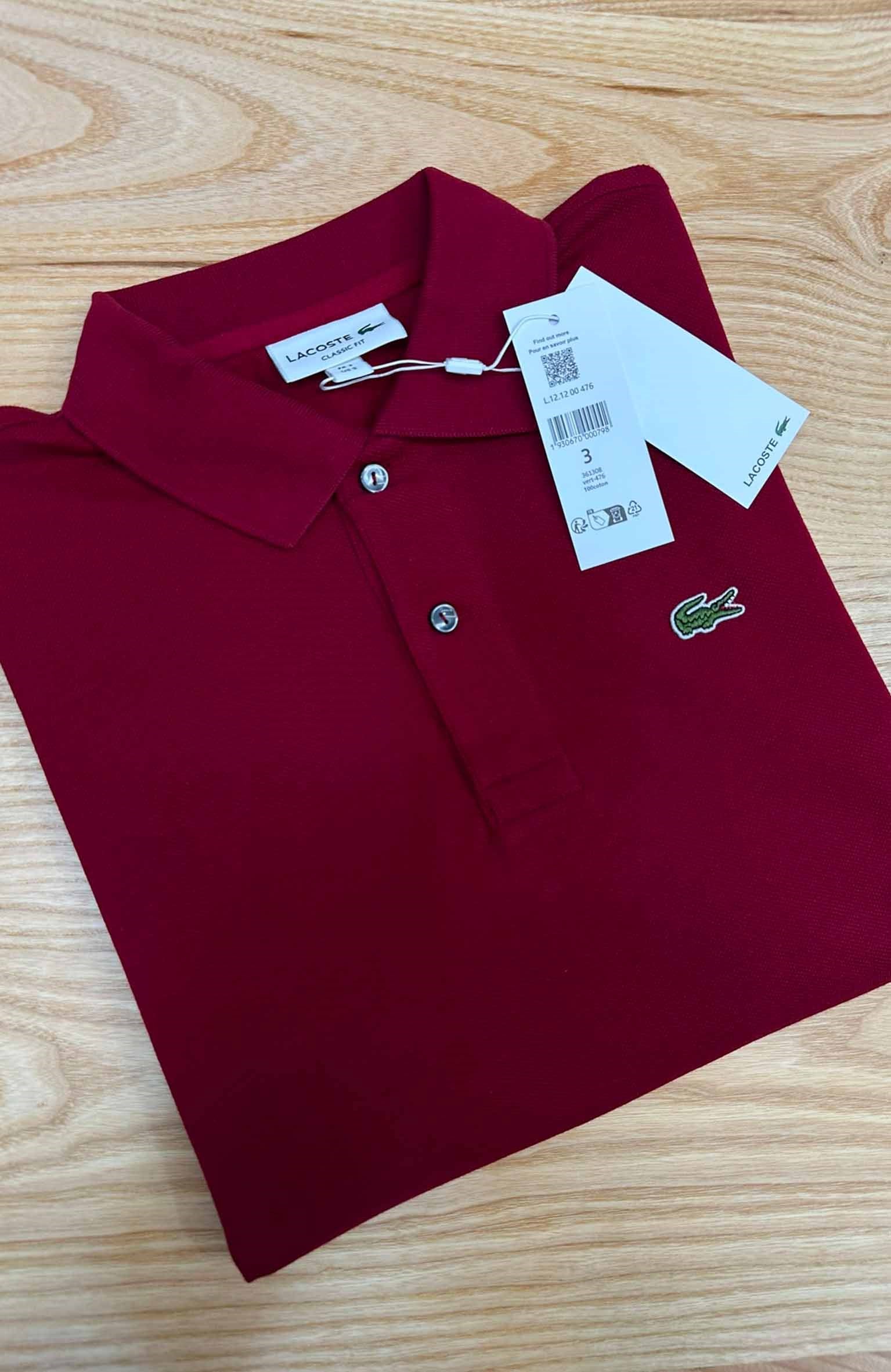 MEN1843 LCS SLİM FİT BORDO POLO T-SHIRT
