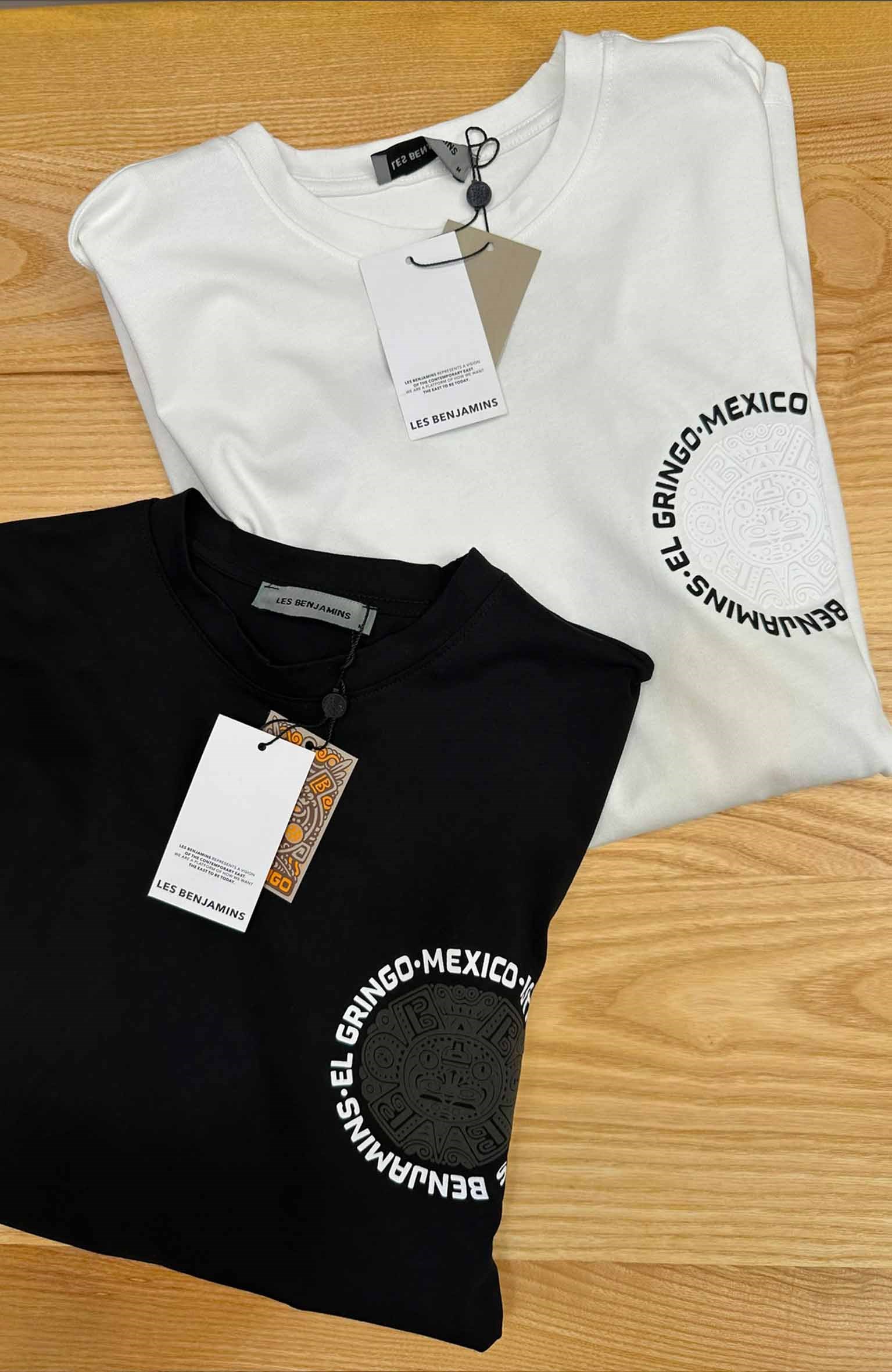 MEN2047 L.BNJ ÖN/ARKA BASKILI T-SHIRT