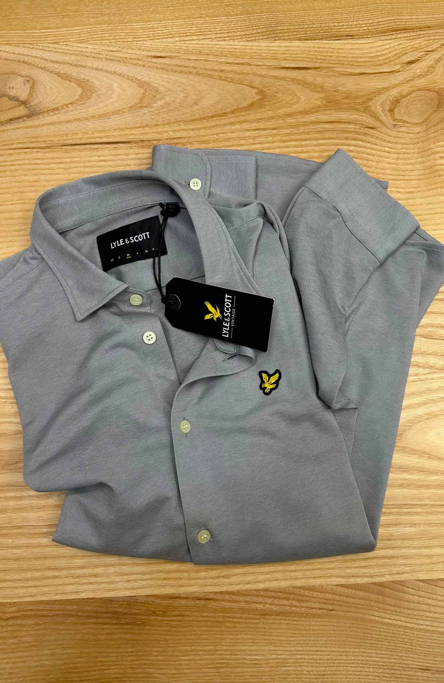 MEN2060 L.LS PAMUKLU LİKRALI GRİ GÖMLEK