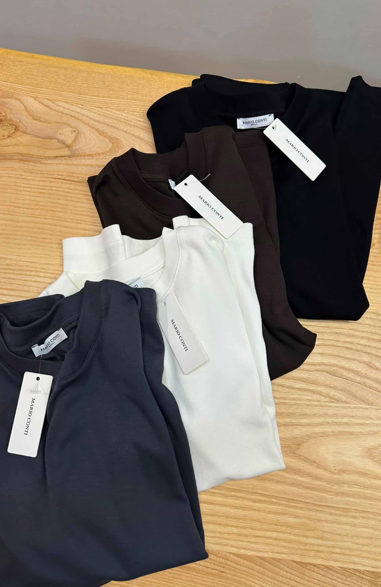MEN2072 MARIO C. BİSİKLET YAKA T-SHIRT