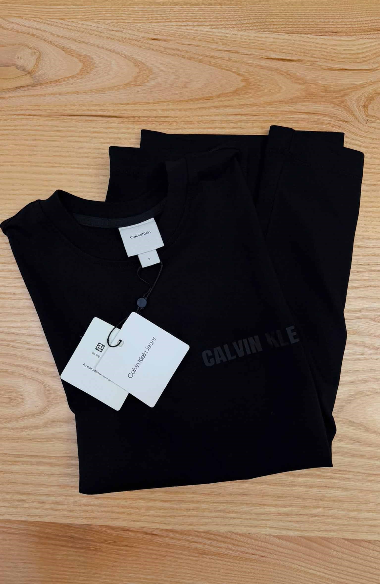 MEN2078 CK BASKILI SİYAH T-SHIRT