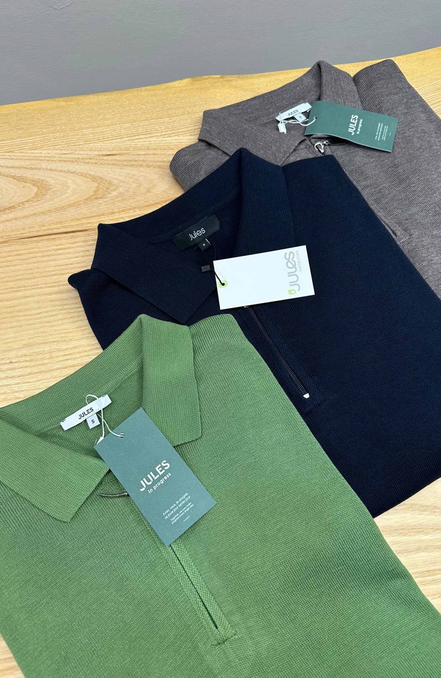 MEN2167 J.LS YARIM FERMUARLI İNCE UZUN KOL TRİKO