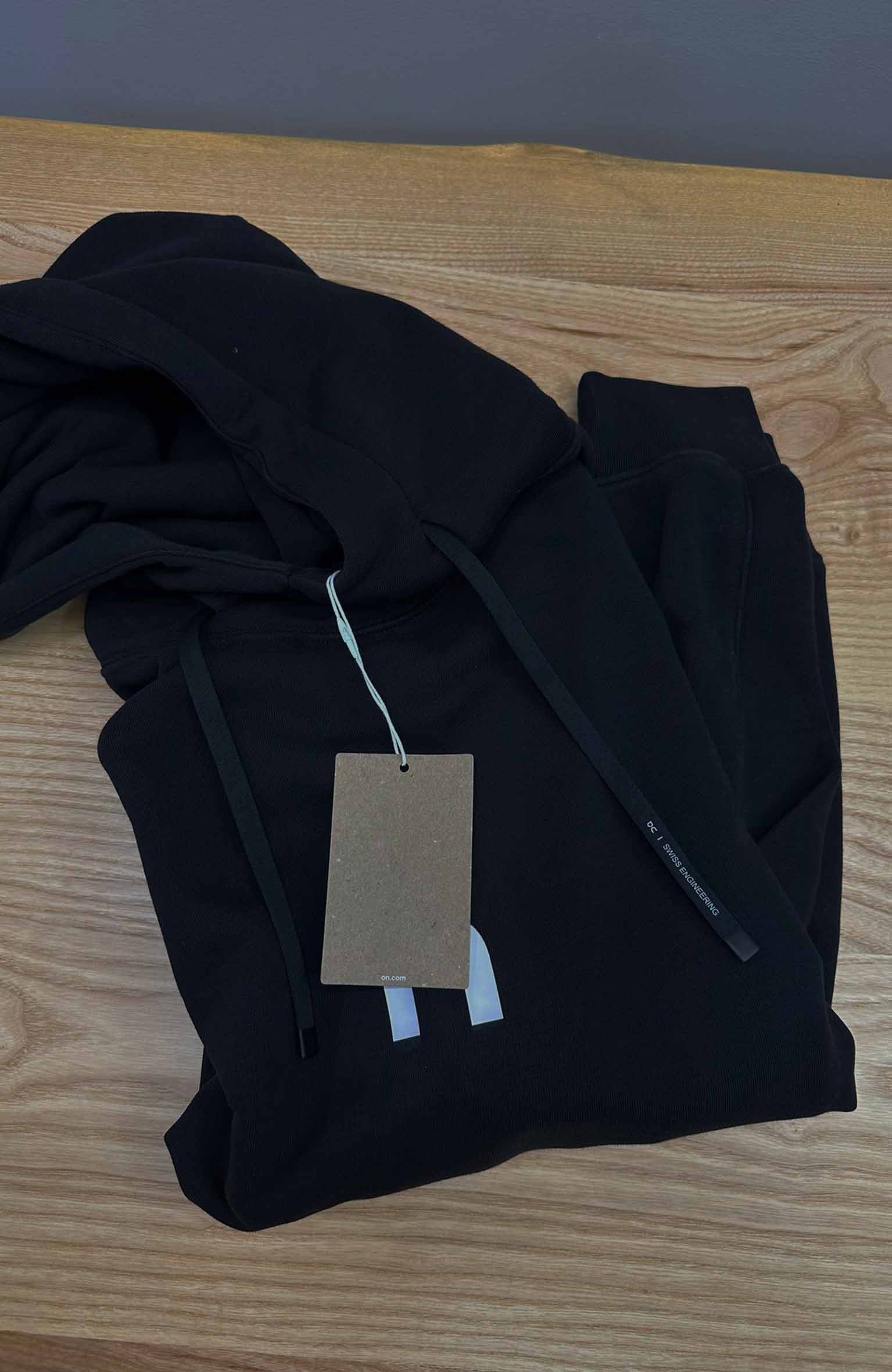 MEN2169 1.N KAPÜŞONLU SİYAH SWEAT