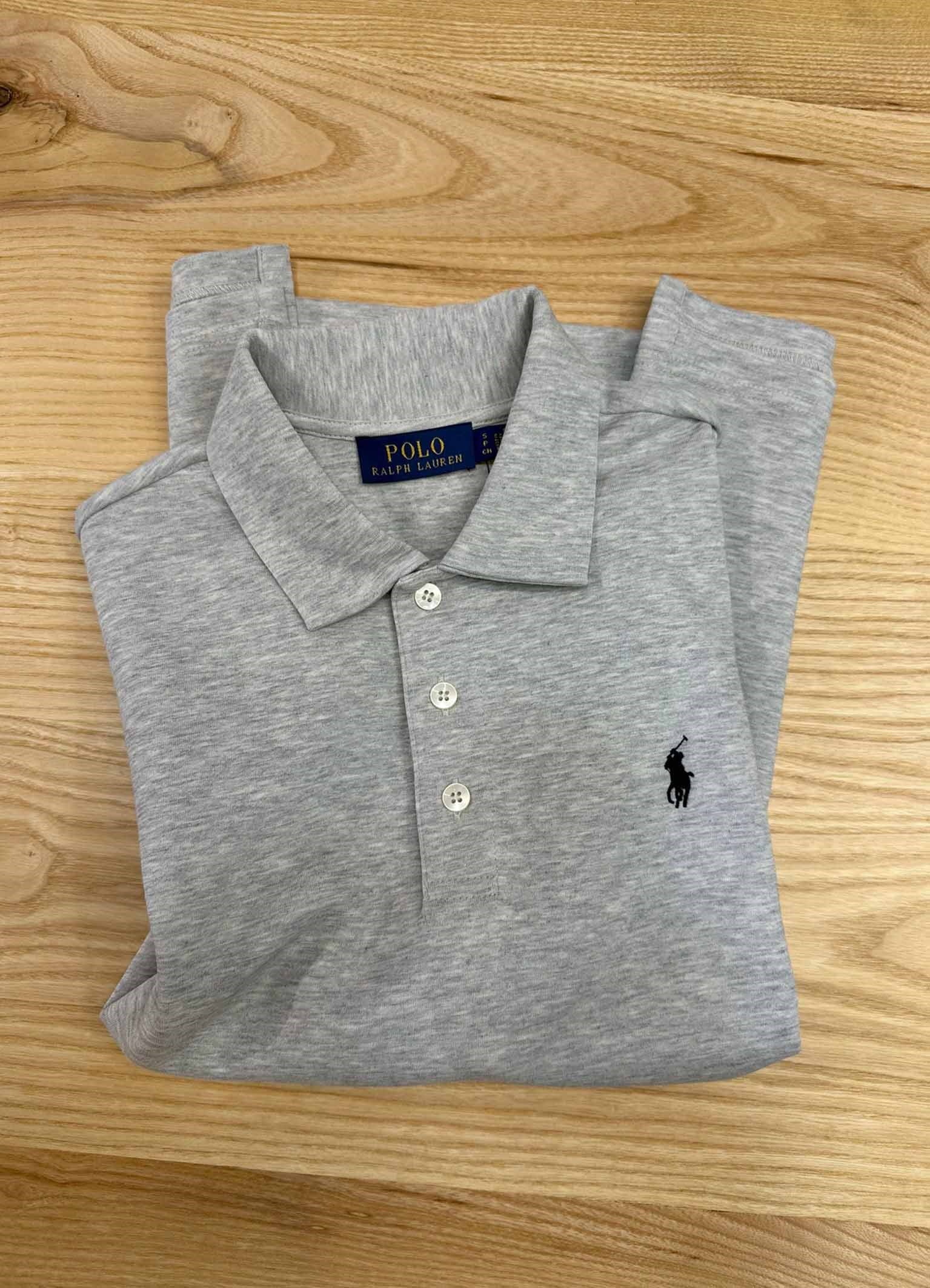 MEN2173 PRL YARIM DÜĞMELİ GRİ PAMUKLU SWEAT