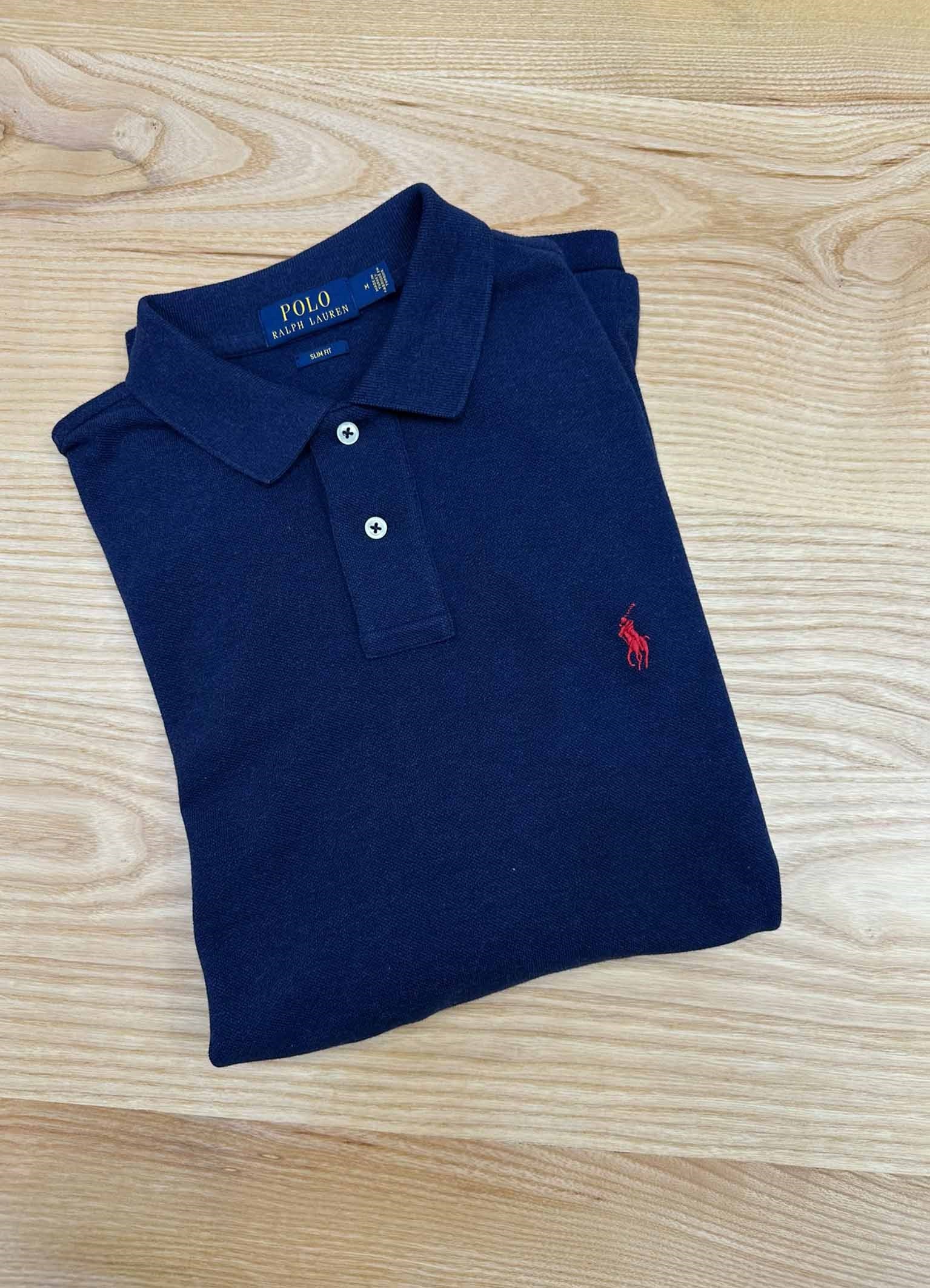 MEN2247 PRL LACİVERT UZUN KOL POLO T-SHIRT
