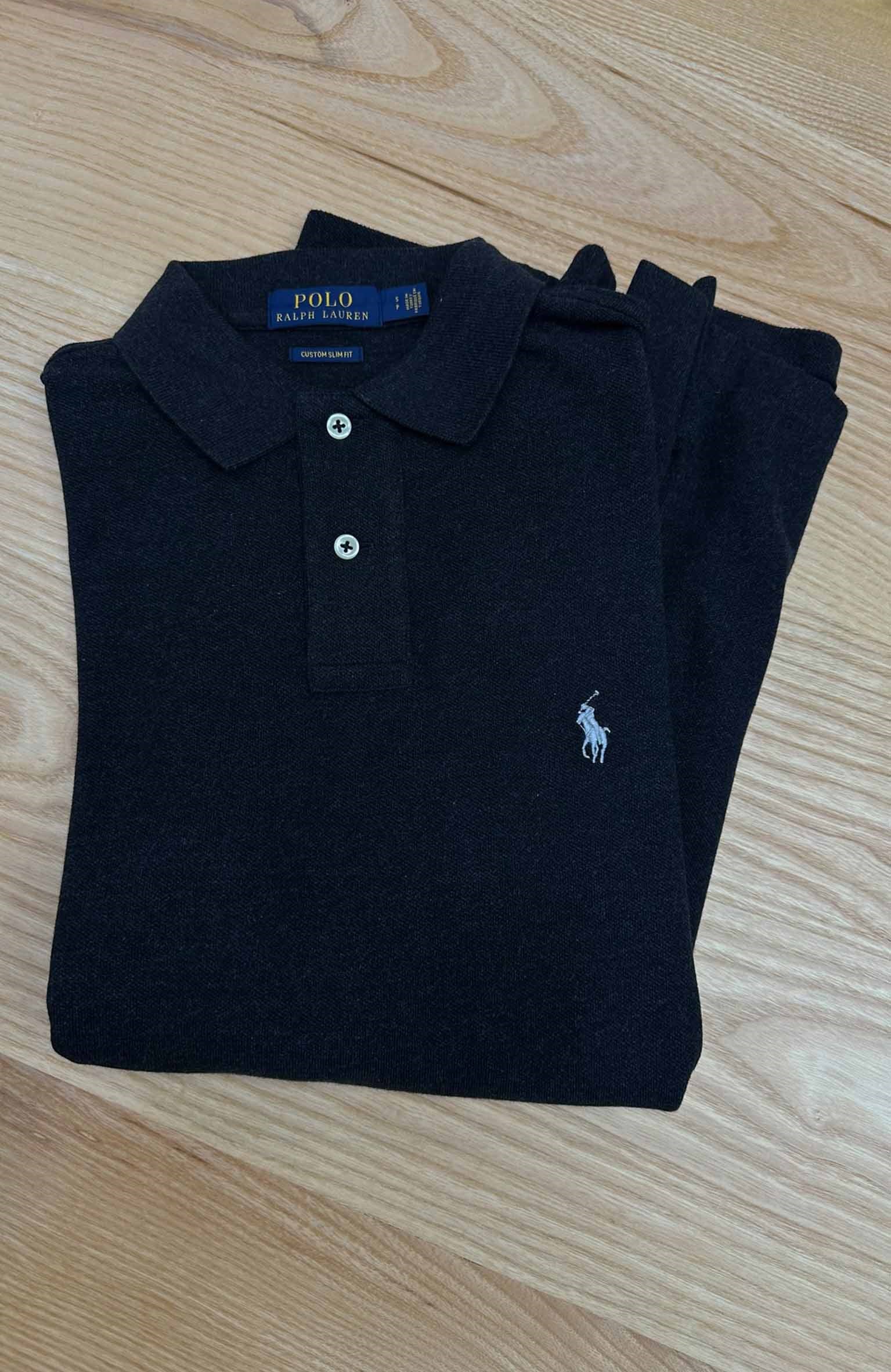 MEN2262 PRL ANTRASİT UZUN KOL POLO T-SHIRT