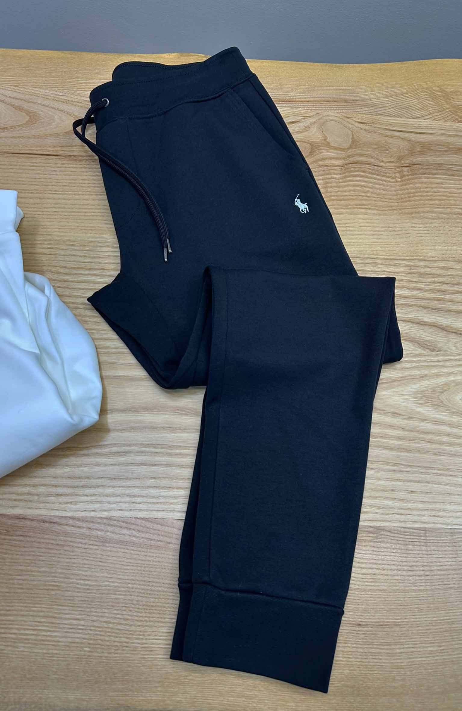 MEN2263 PRL PAMUKLU SİYAH JOGGER