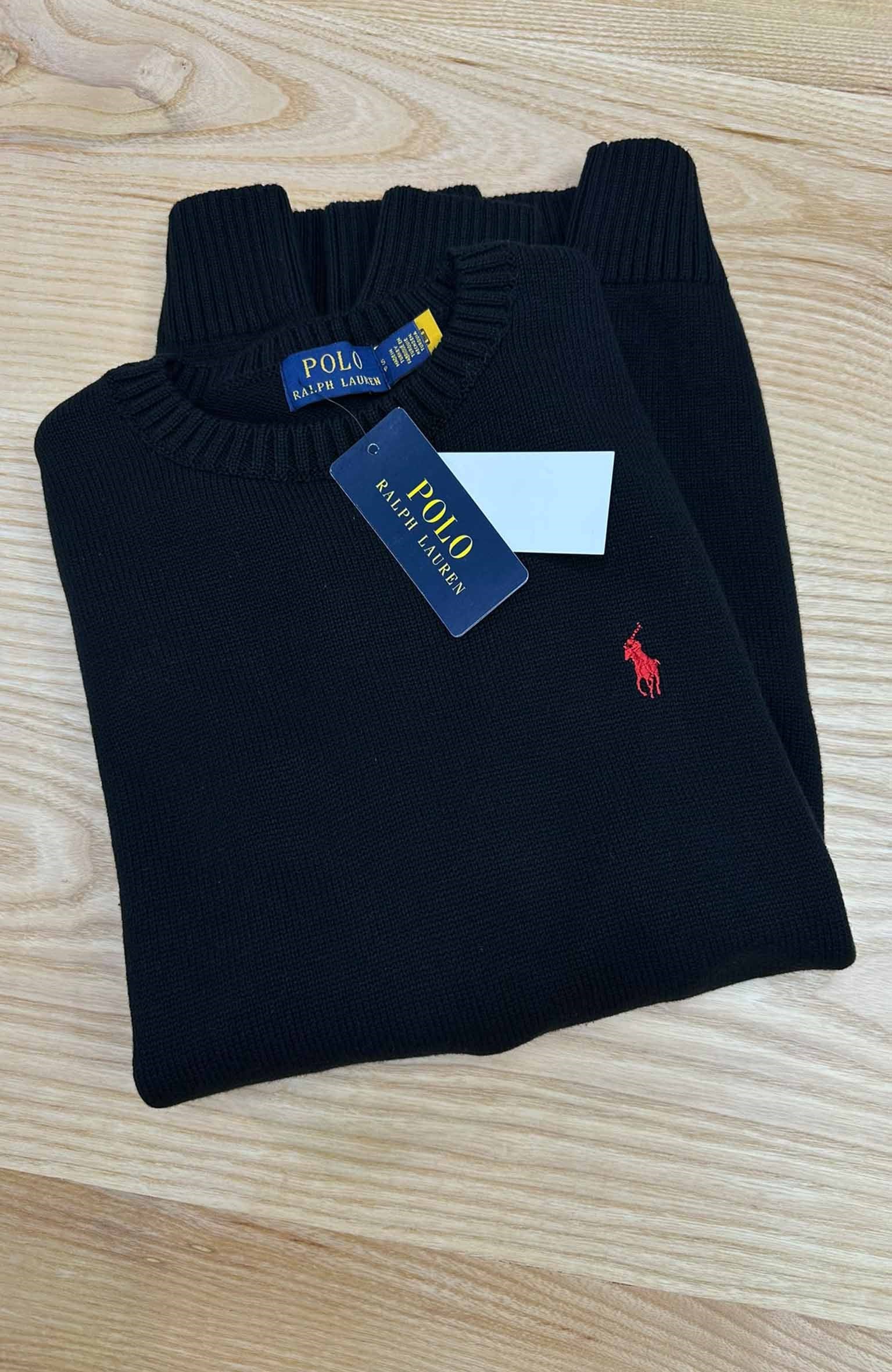 MEN2267 PRL BİSİKLET YAKA SİYAH KAZAK