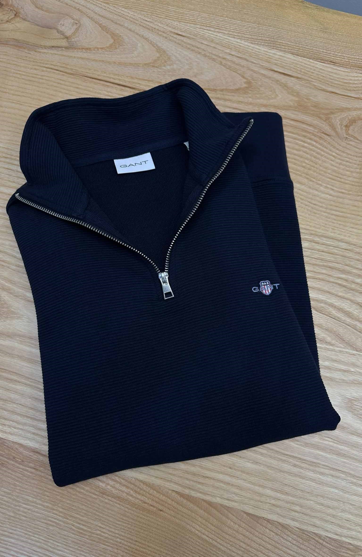 MEN2308 GNT YARIM FERMUARLI LACİVERT SWEAT