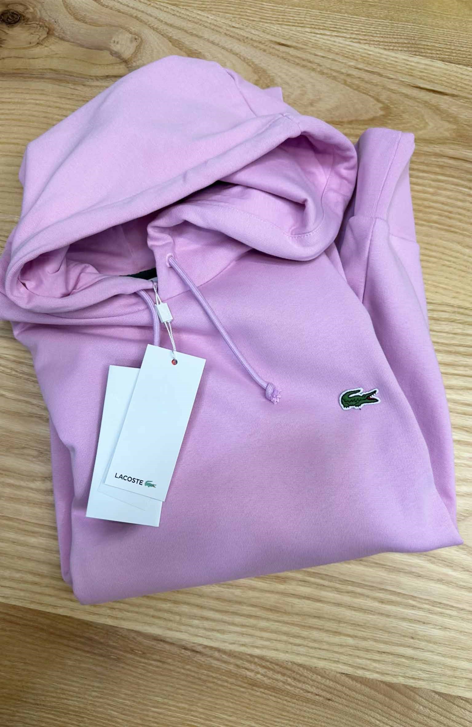 MEN2322 LCT KAPÜŞONLU PEMBE SWEAT