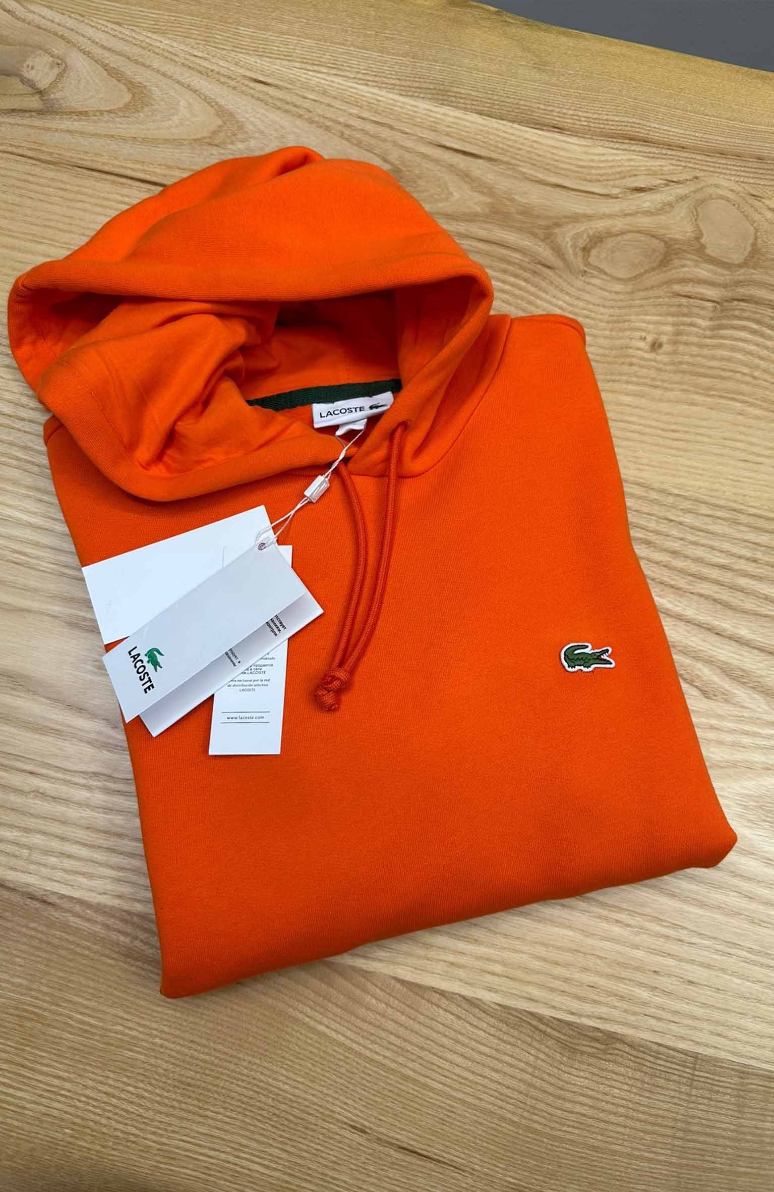 MEN2337 LCT KAPÜŞONLU TURUNCU SWEAT