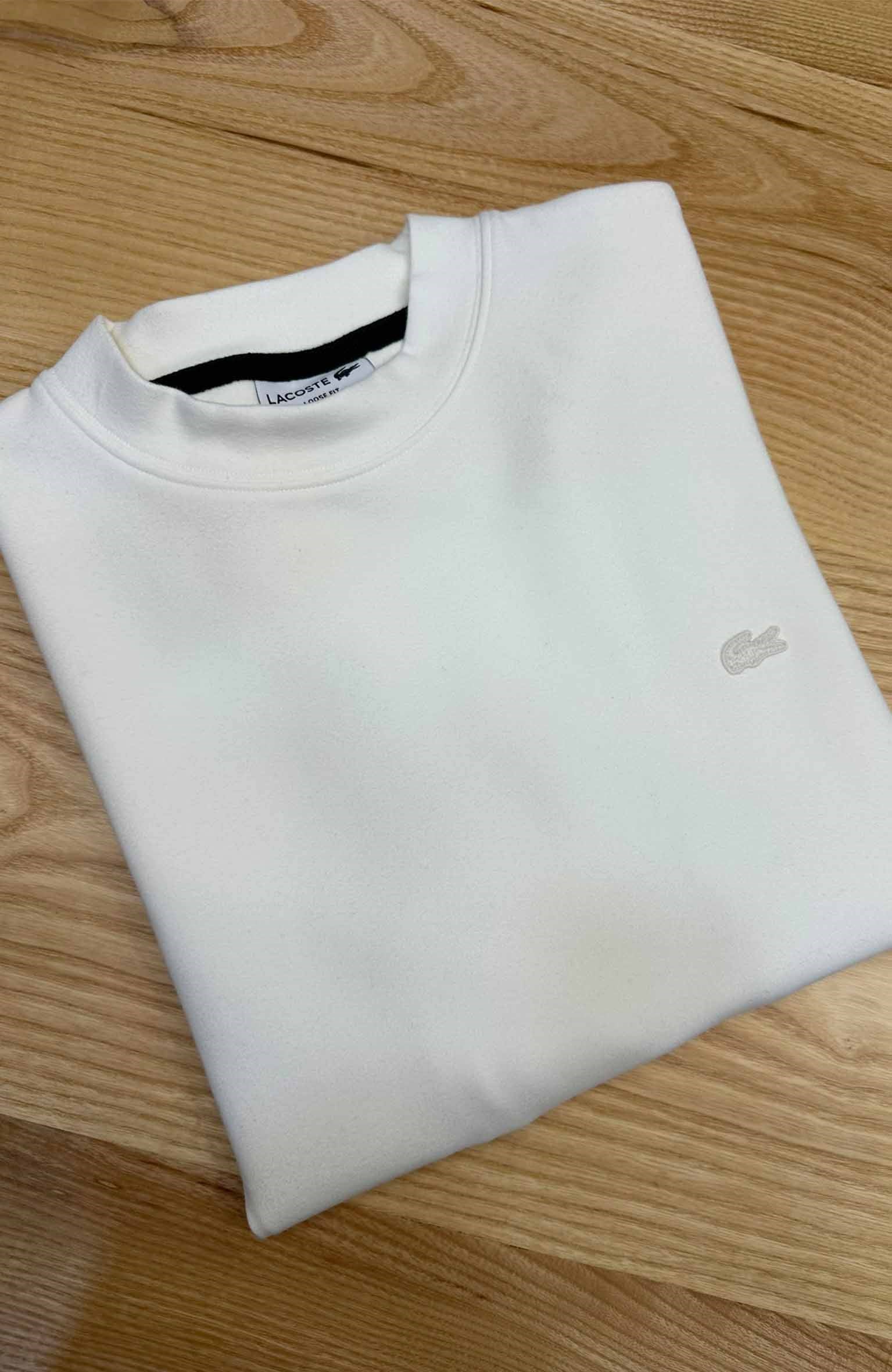 MEN2351 LCT LOOSE FİT TONTATON NAKIŞLI EKRU MODAL SWEAT
