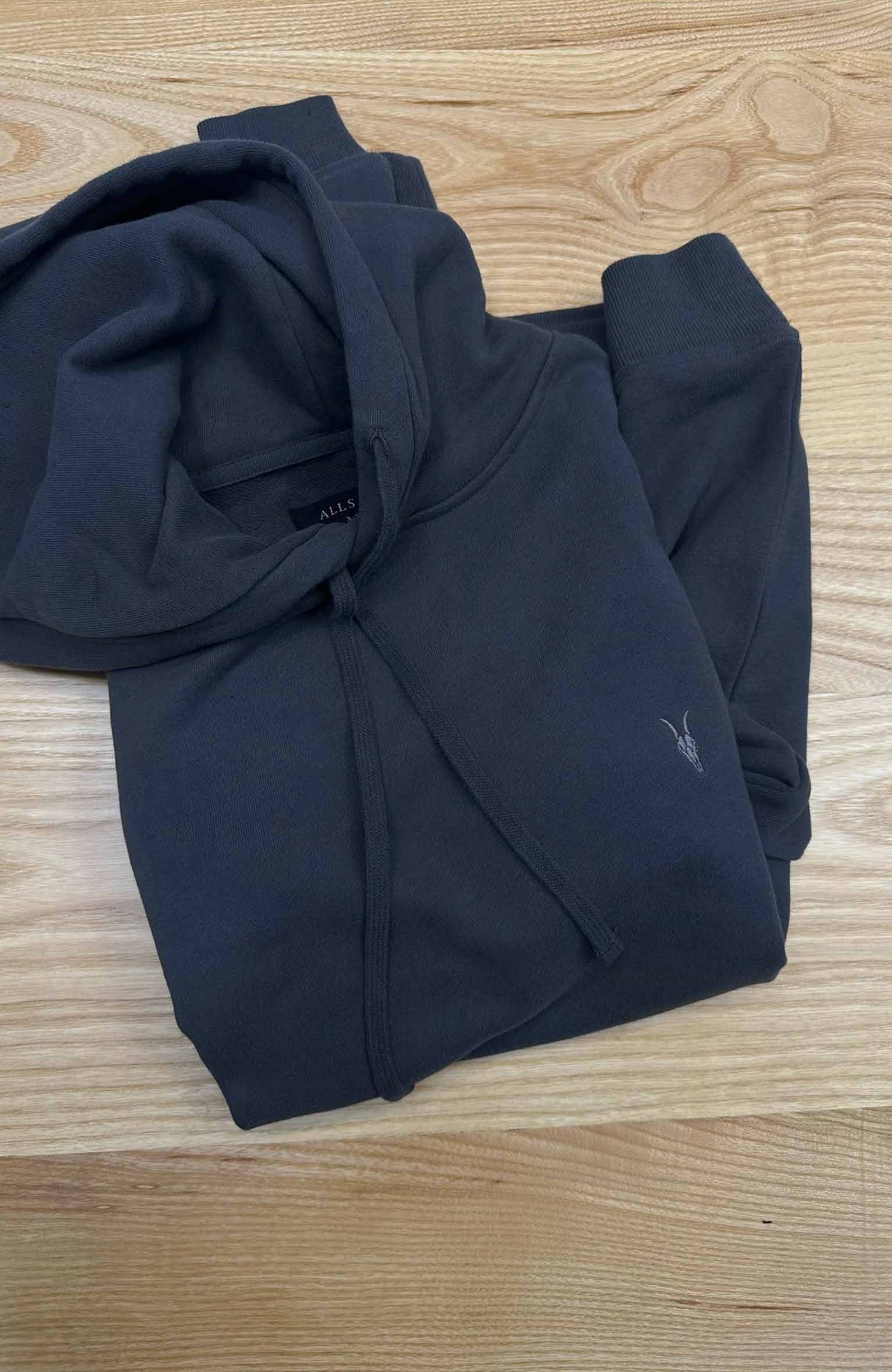 MEN2365 ALL S. KAPÜŞONLU KOYU GRİ SWEAT