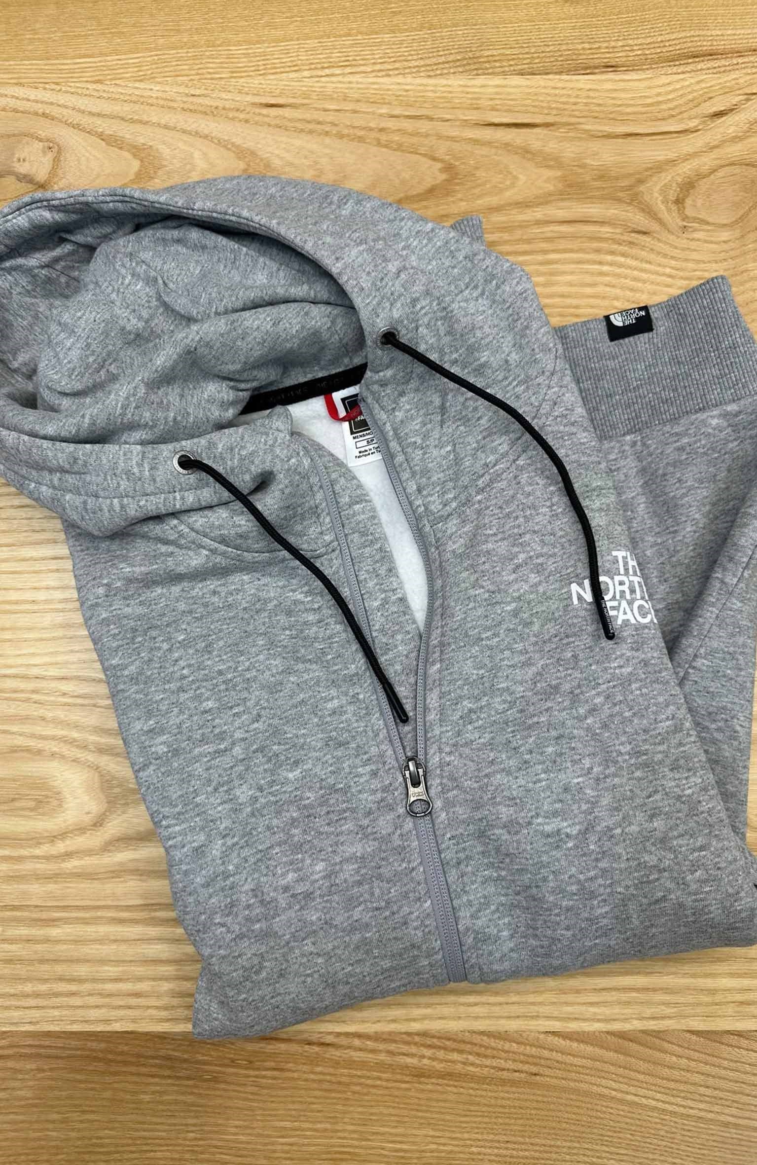 MEN2379 N.F TAM FERMUARLI KAPÜŞONLU GRİ HIRKA