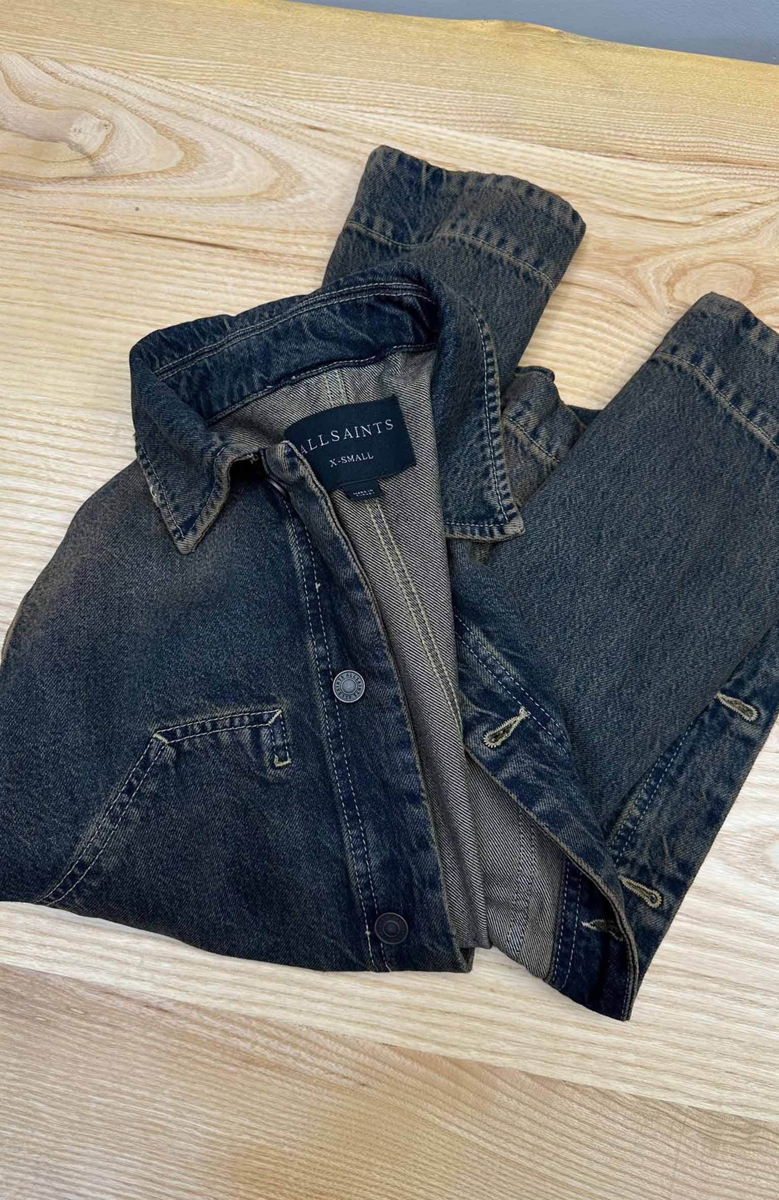 MEN2411 ALL S. VİNTAGE YIKAMALI DENİM CEKET