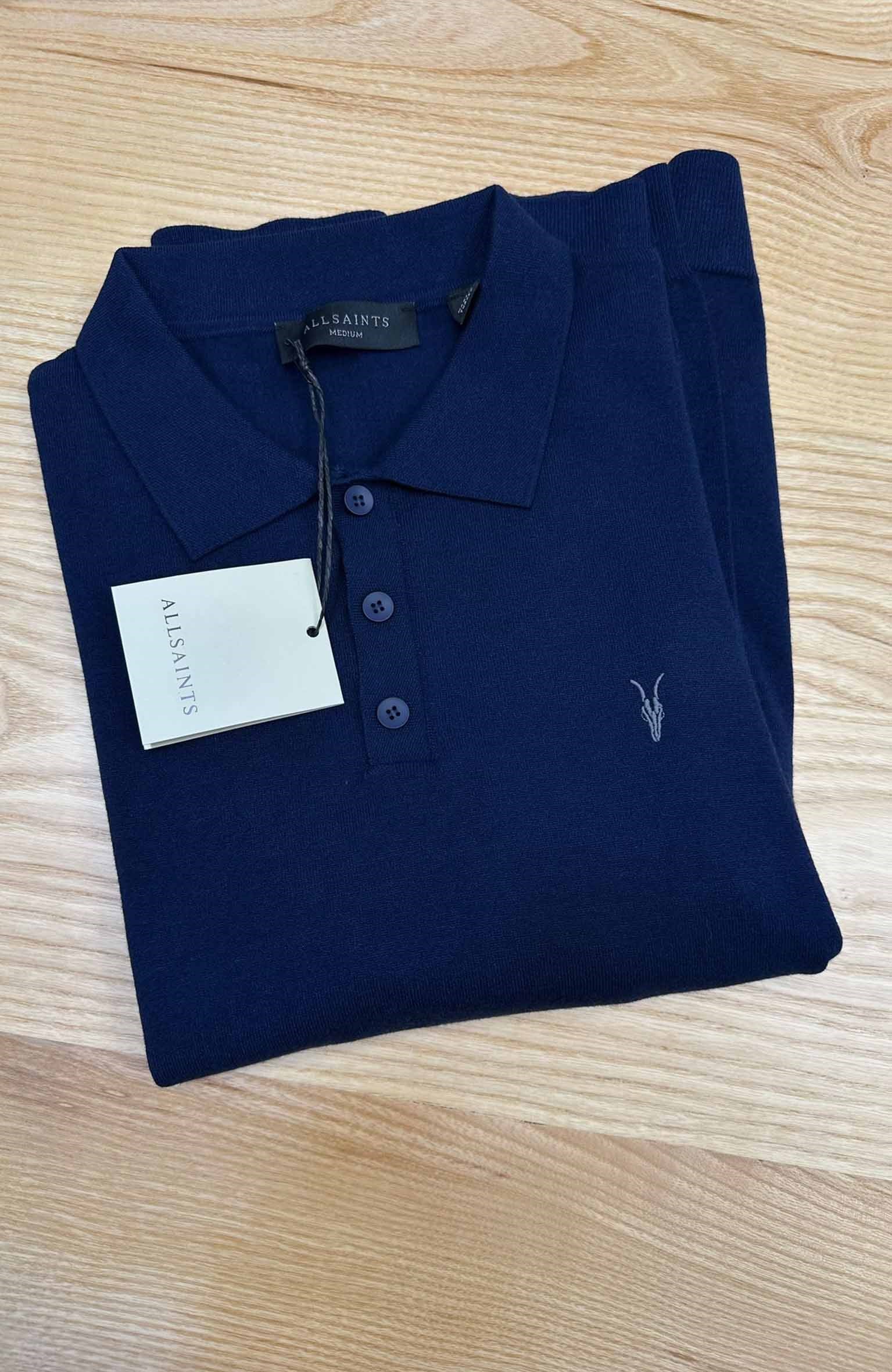 MEN2441 ALL S. POLO YAKA LACİVERT TRİKO