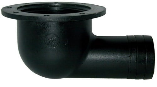 GÜVERTE SU GİDERİ İÇİN PLASTİK DİRSEK