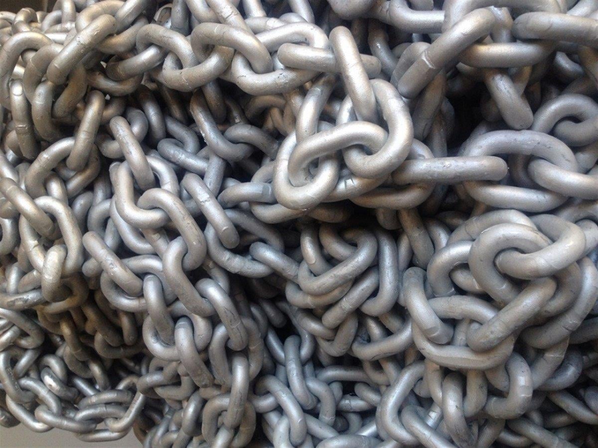 FORCE Kalibreli Baklalı Galvaniz Zincir DIN766 Ø12m