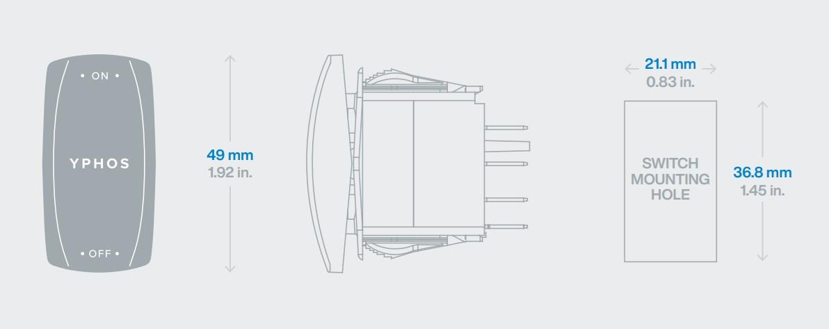 YPHOS YSW-100 ON-OFF SWITCH