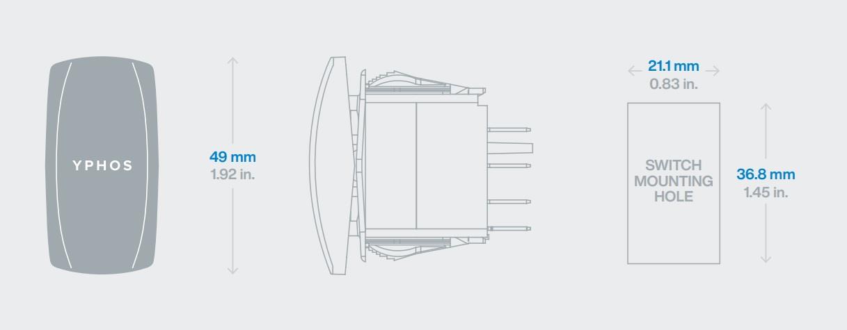 YPHOS YSW-200 Y-LINK ON/OFF/ON SWITCH
