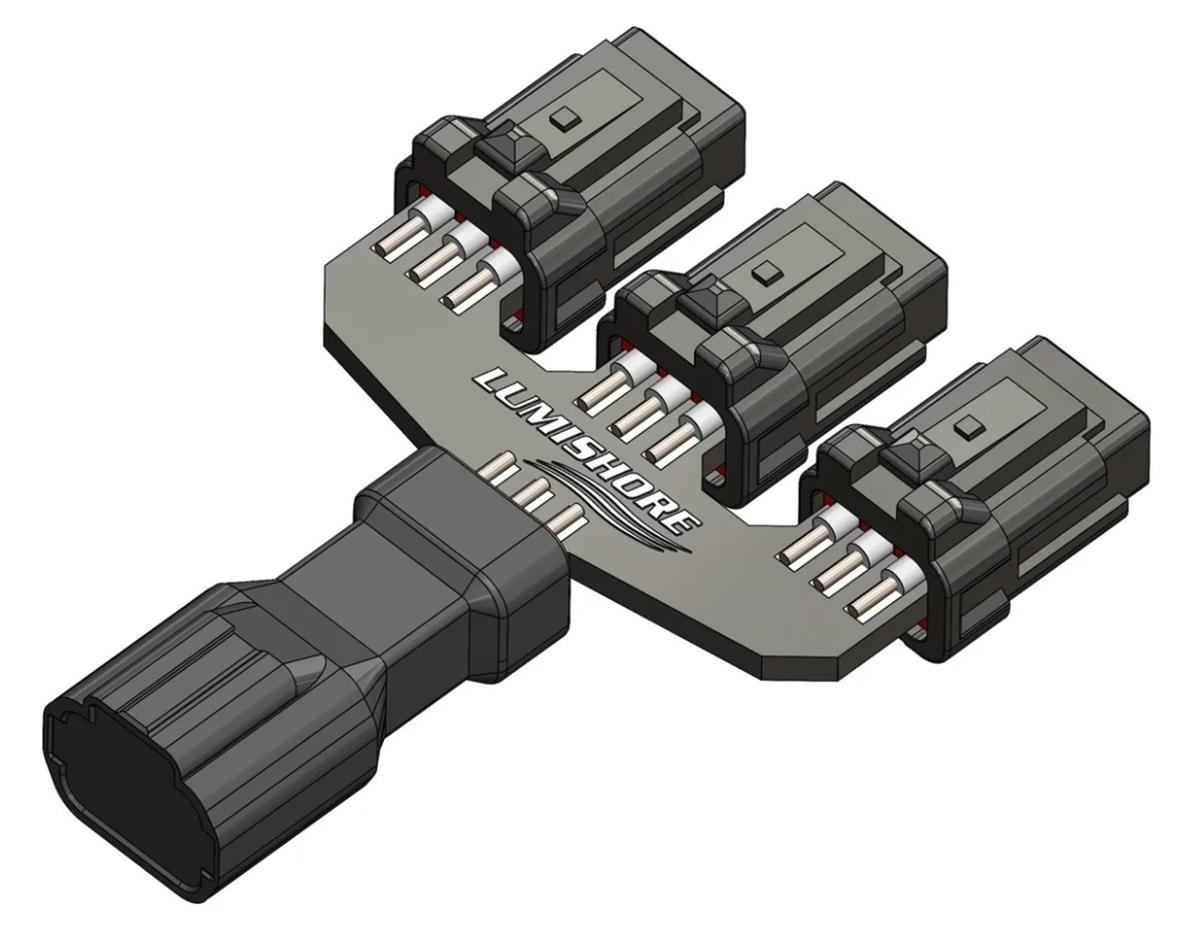 LUMISHORE NEON FLEX LED KABLO SPLITTER,3 LÜ