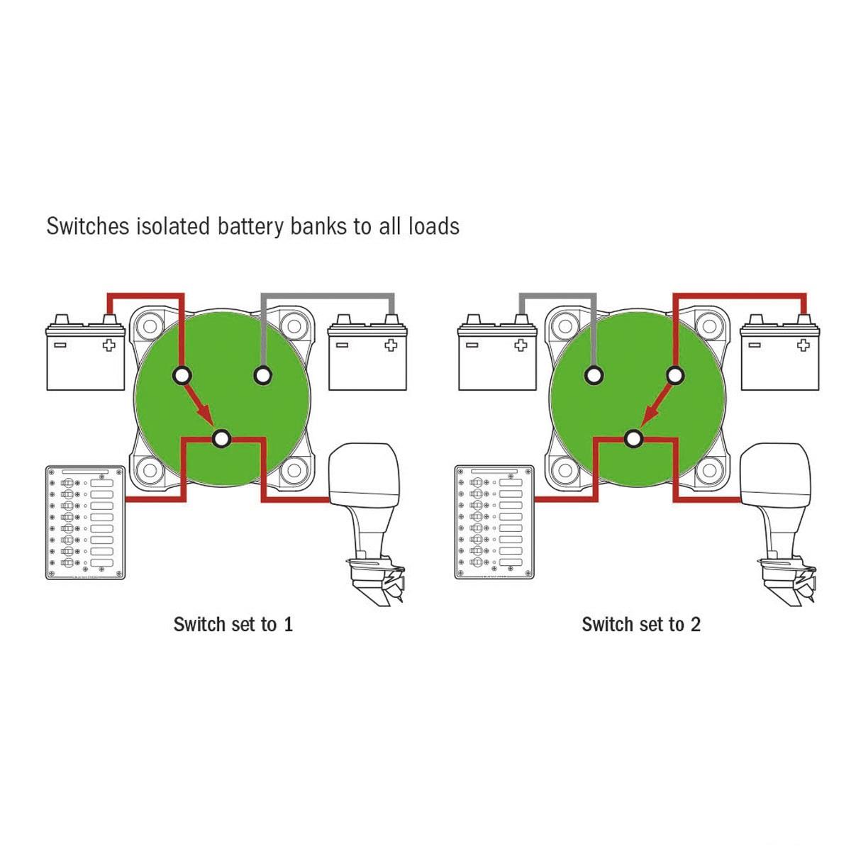 T-POWER AKÜ ŞALTERİ 350A - 3 POZİSYONLU