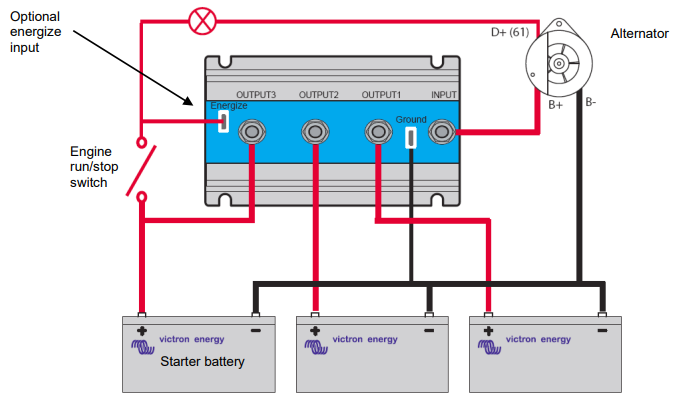 Argo Fet 100A Akü İzolatörü 100-2