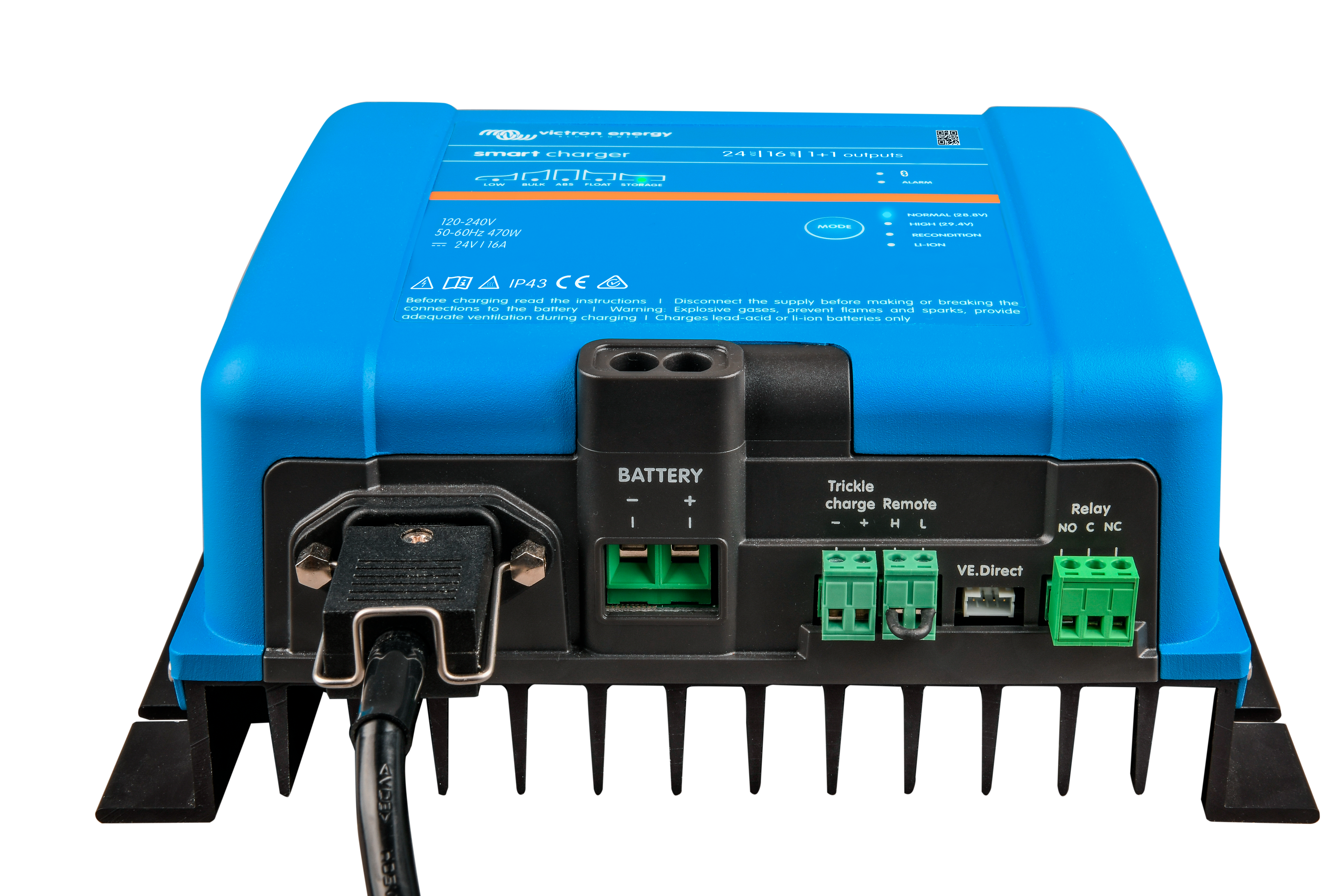 SMART IP43 CHARGER 24V/16A(1+1) 120-240V