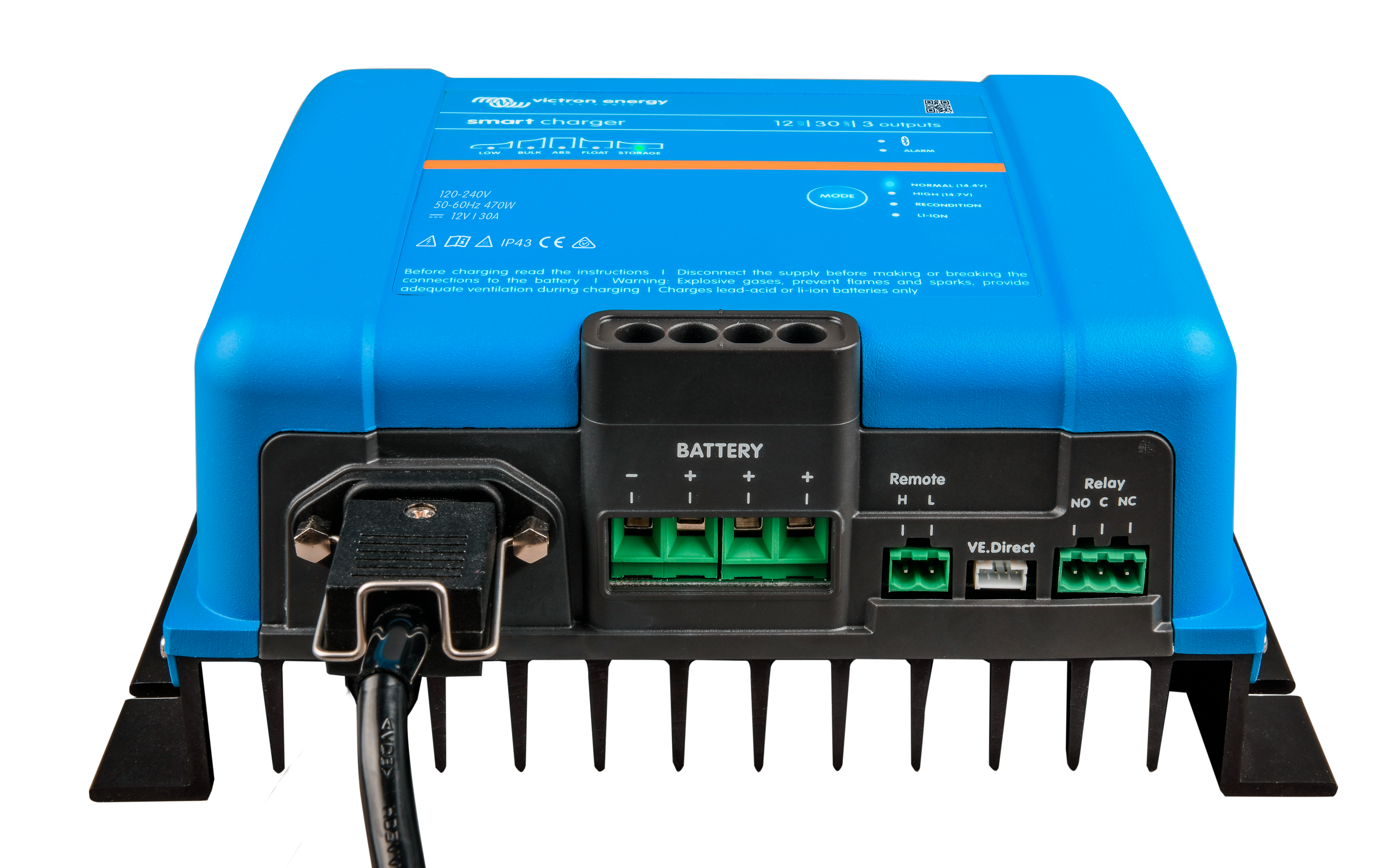 SMART IP43 CHARGER 12V/30A(3) 120/240V