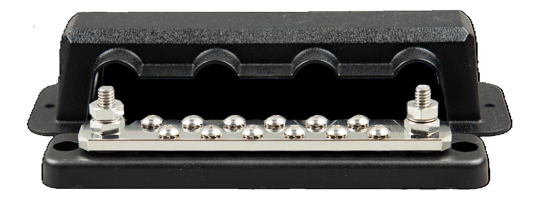 Busbar 250A 2P With 12 Screws + Cover