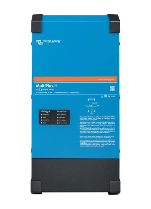 Multiplus-II Inverter/Charger 12/3000/120-50 (120V)