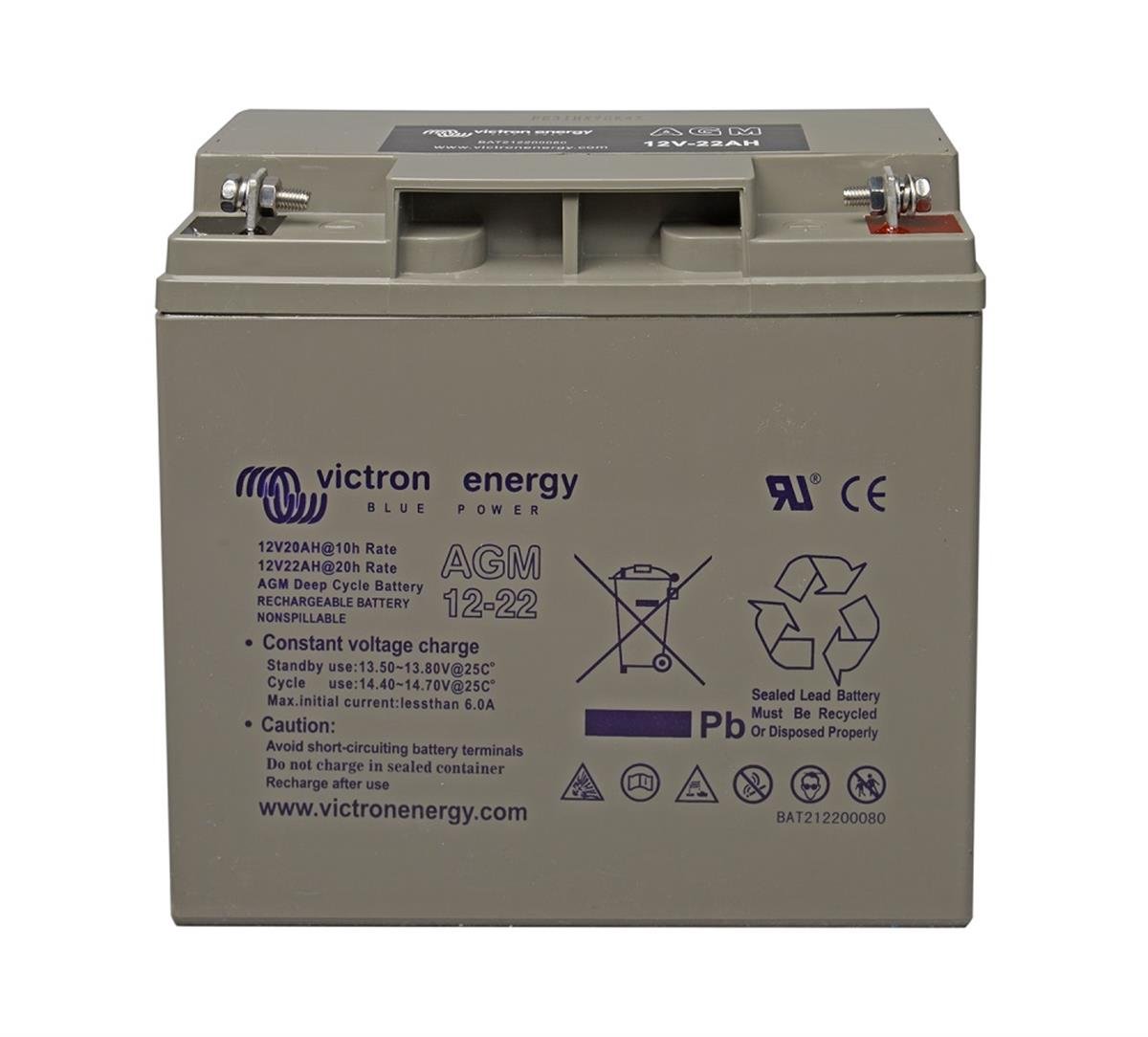 VICTRON ENERGY AGM (DEEP CYCLE) AKÜ 12V 22Ah